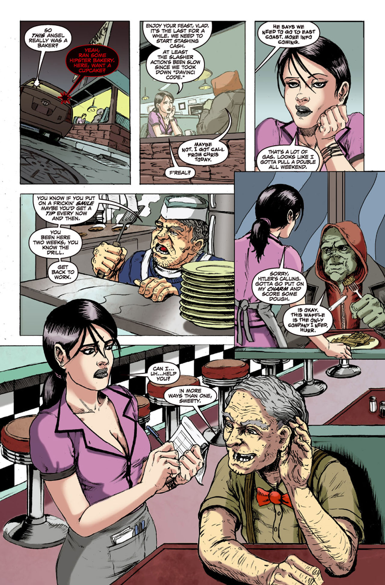 Read online Hack/Slash & Mercy Sparx: A Slice of Hell comic -  Issue #1 - 15