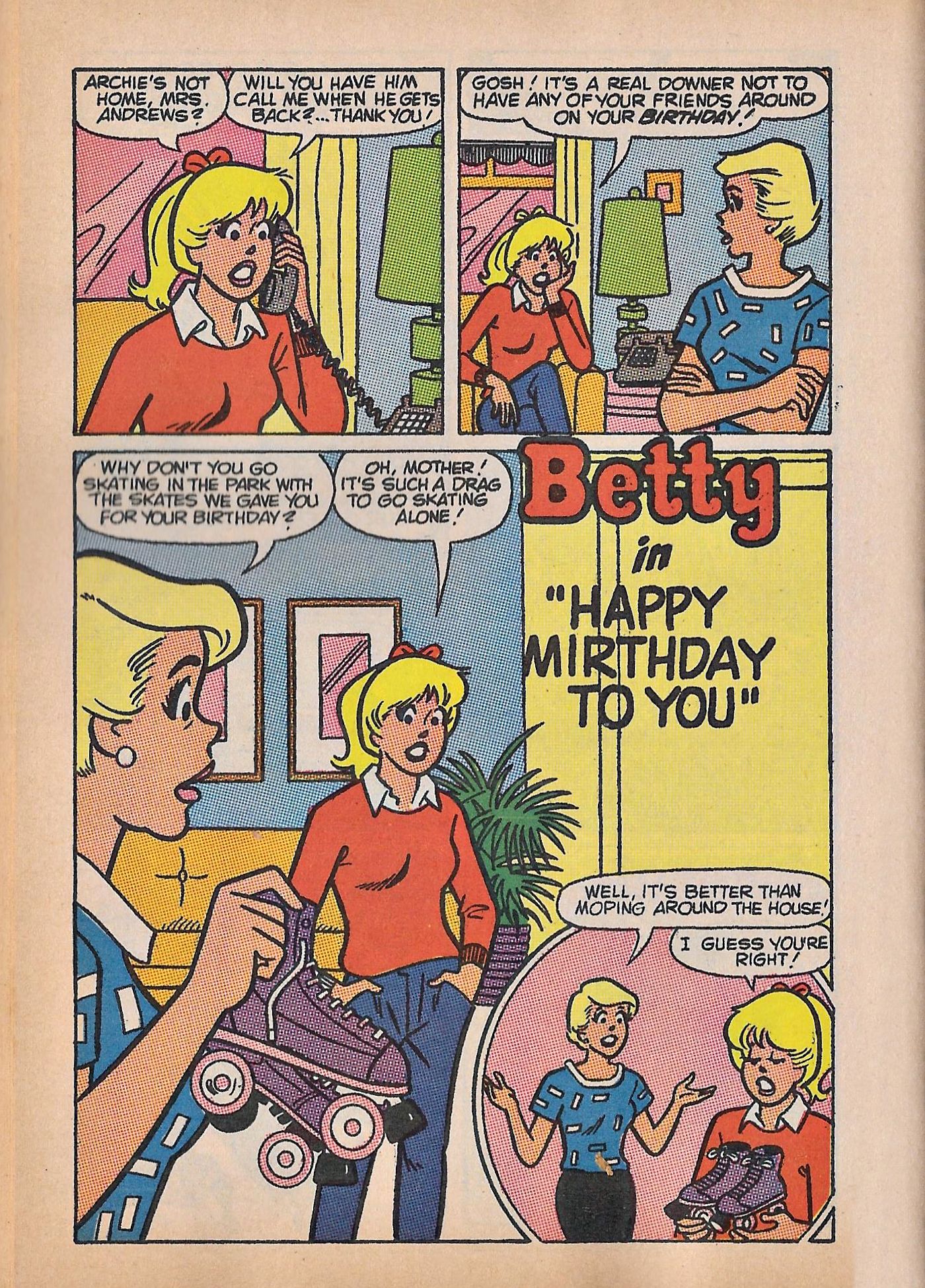 Read online Betty and Veronica Annual Digest Magazine comic -  Issue #6 - 78