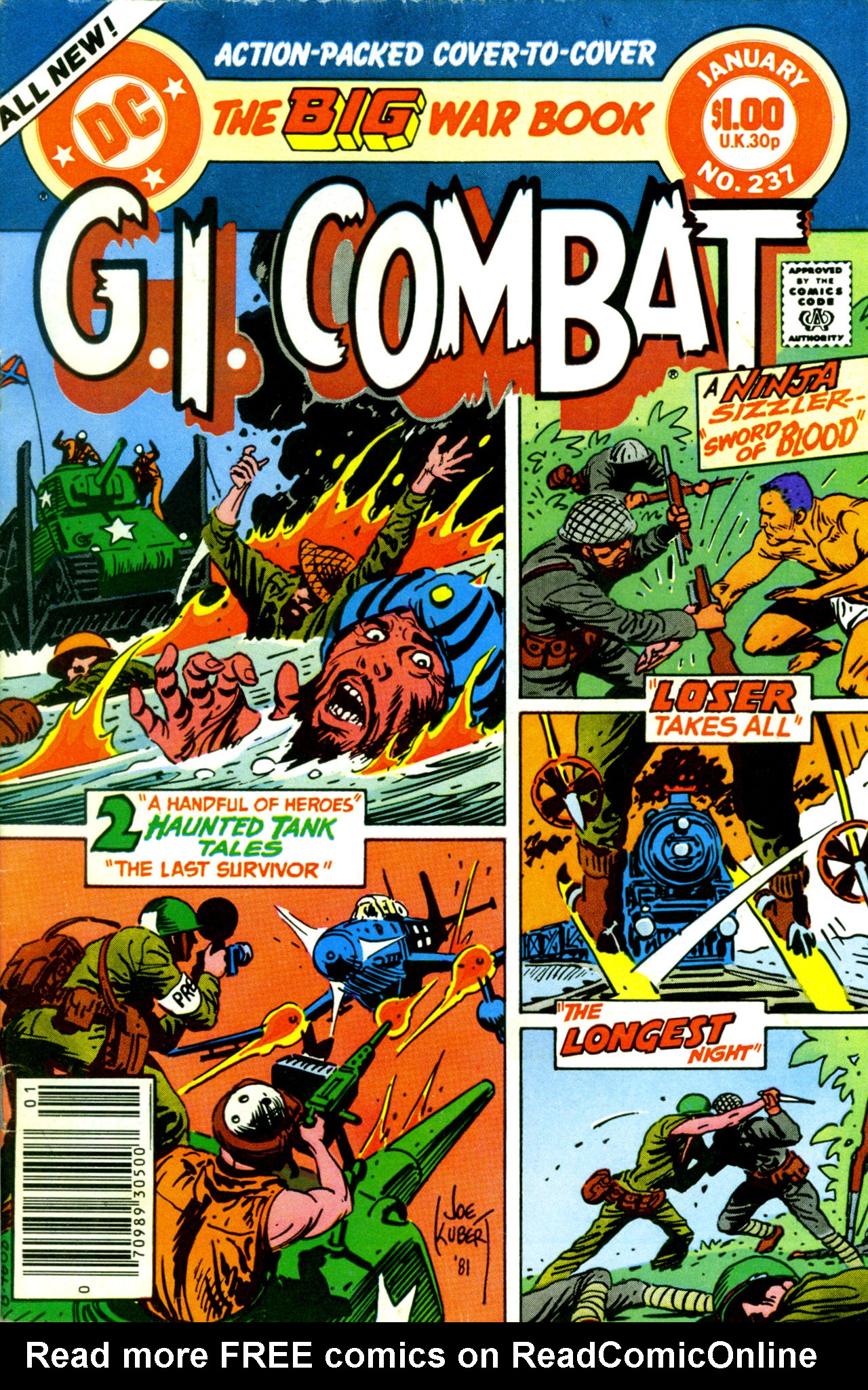 Read online G.I. Combat (1952) comic -  Issue #237 - 1