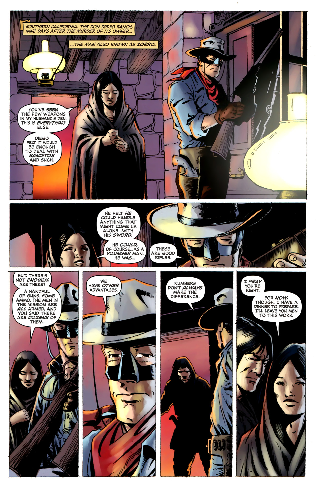 Read online The Lone Ranger & Zorro: The Death of Zorro comic -  Issue #3 - 4