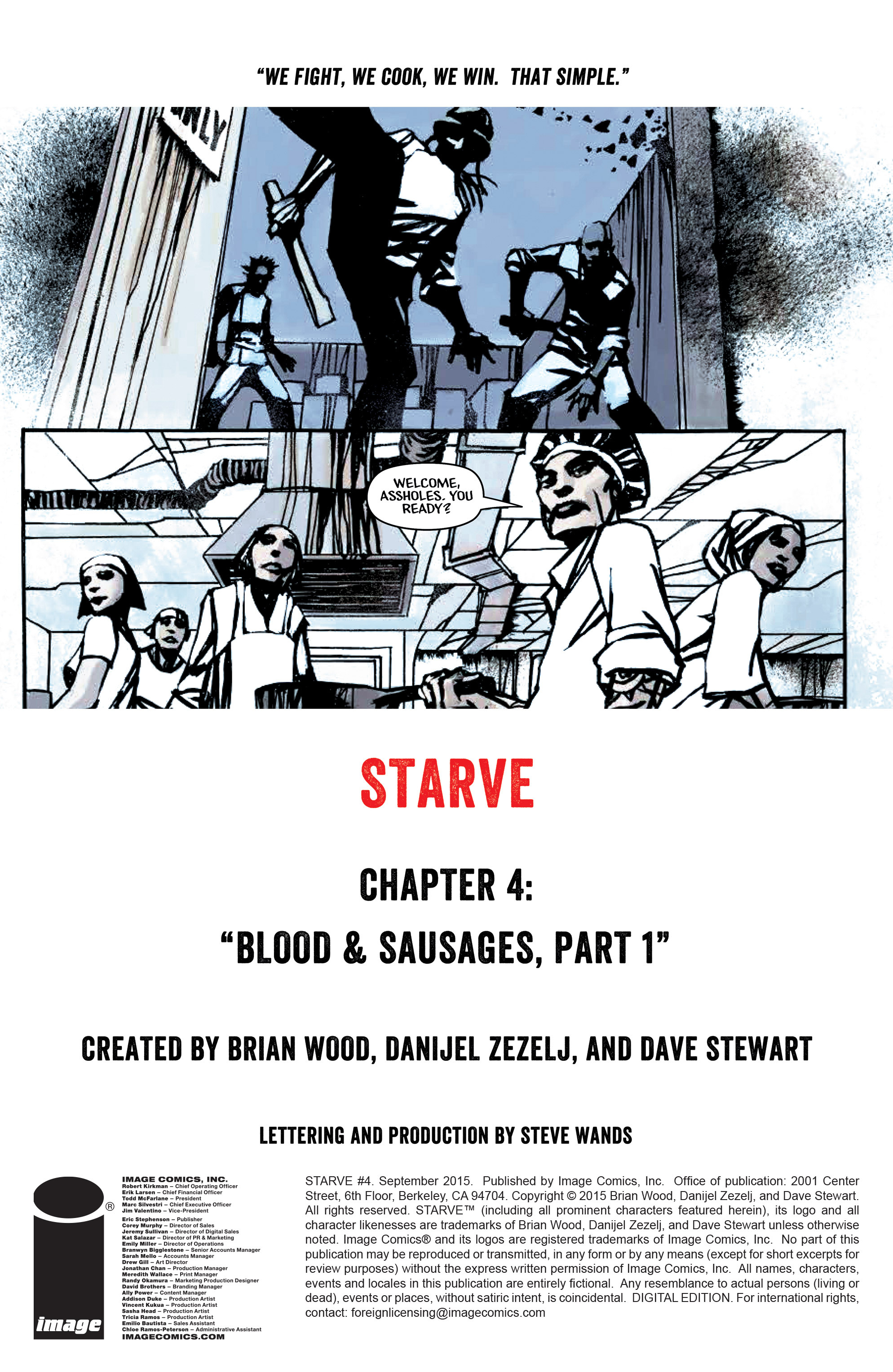Read online Starve comic -  Issue #4 - 2