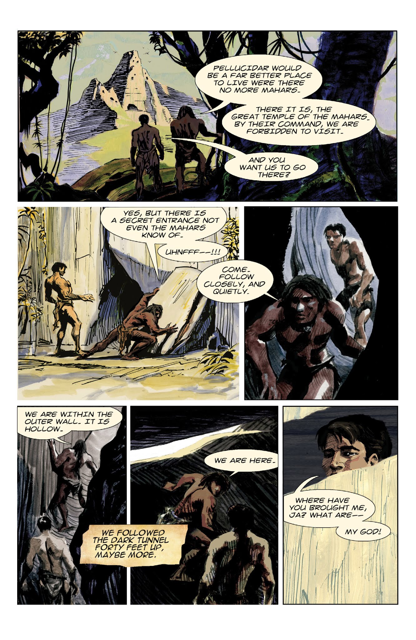 Read online Edgar Rice Burroughs' At the Earth's Core comic -  Issue # TPB - 50