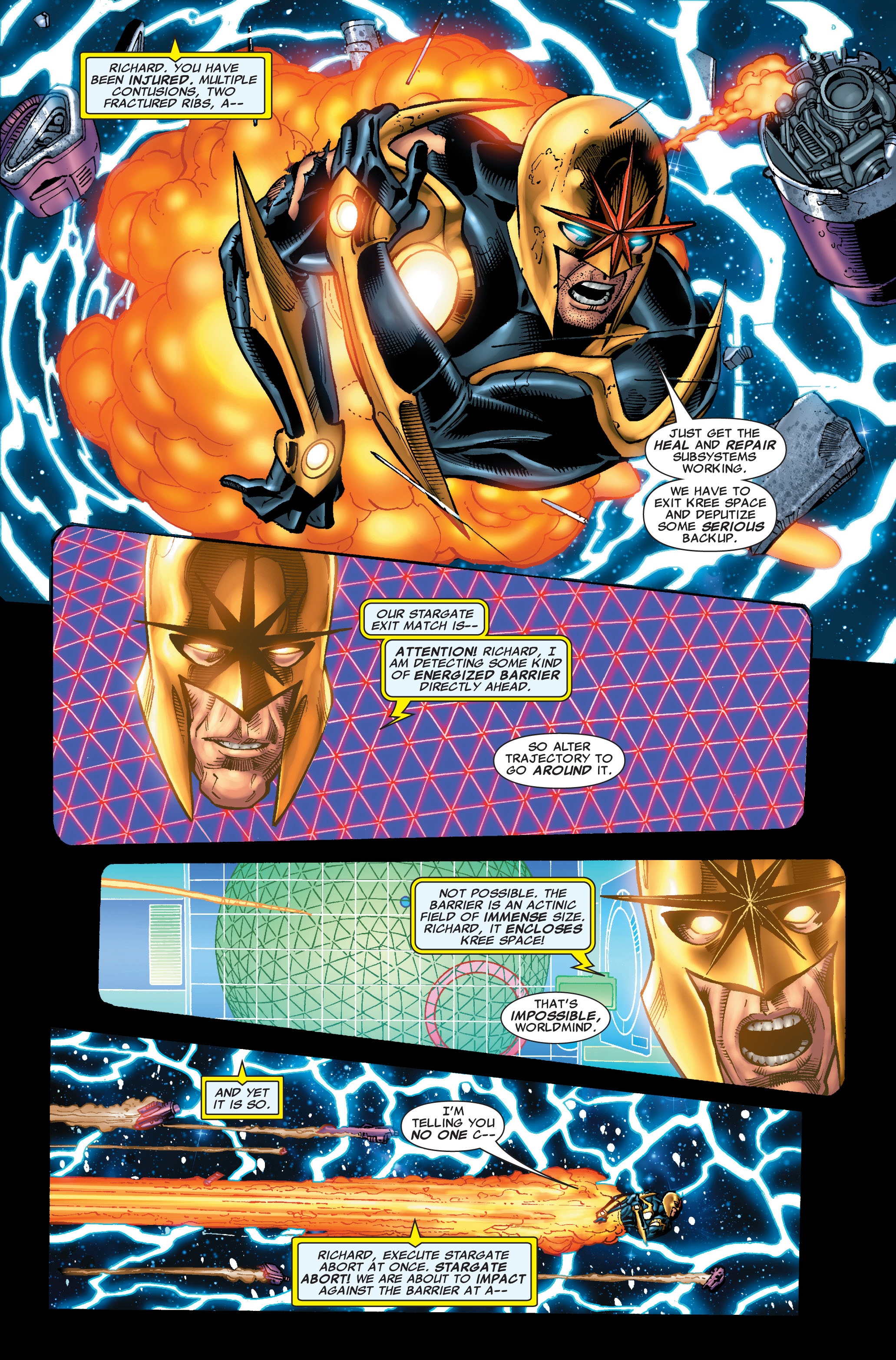 Read online Nova (2007) comic -  Issue #4 - 16