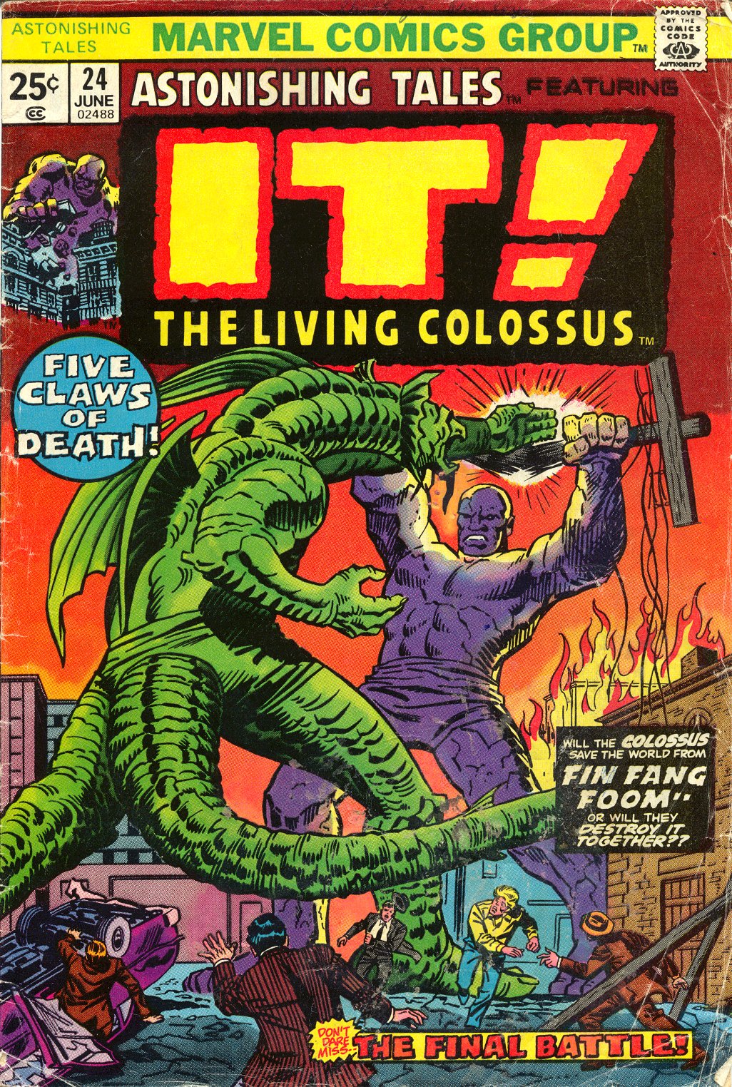 Read online Astonishing Tales (1970) comic -  Issue #24 - 1