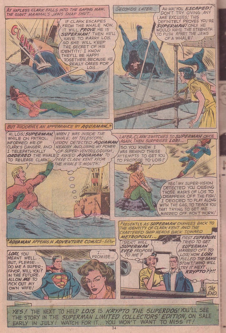Read online Superman (1939) comic -  Issue #278 - 34