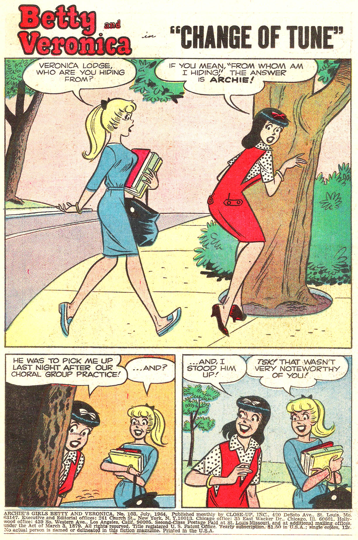 Read online Archie's Girls Betty and Veronica comic -  Issue #103 - 3