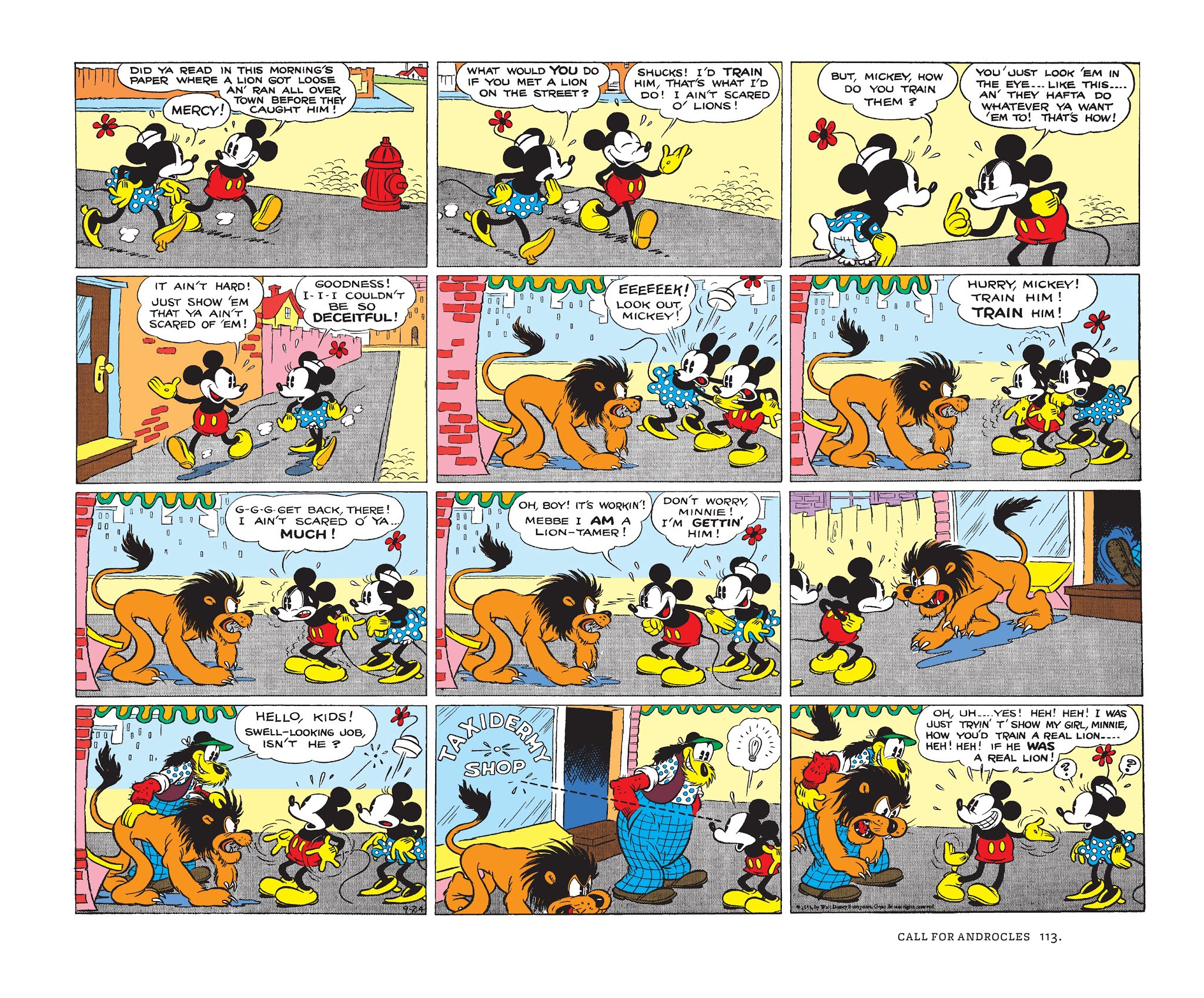 Read online Walt Disney's Mickey Mouse Color Sundays comic -  Issue # TPB 1 (Part 2) - 13