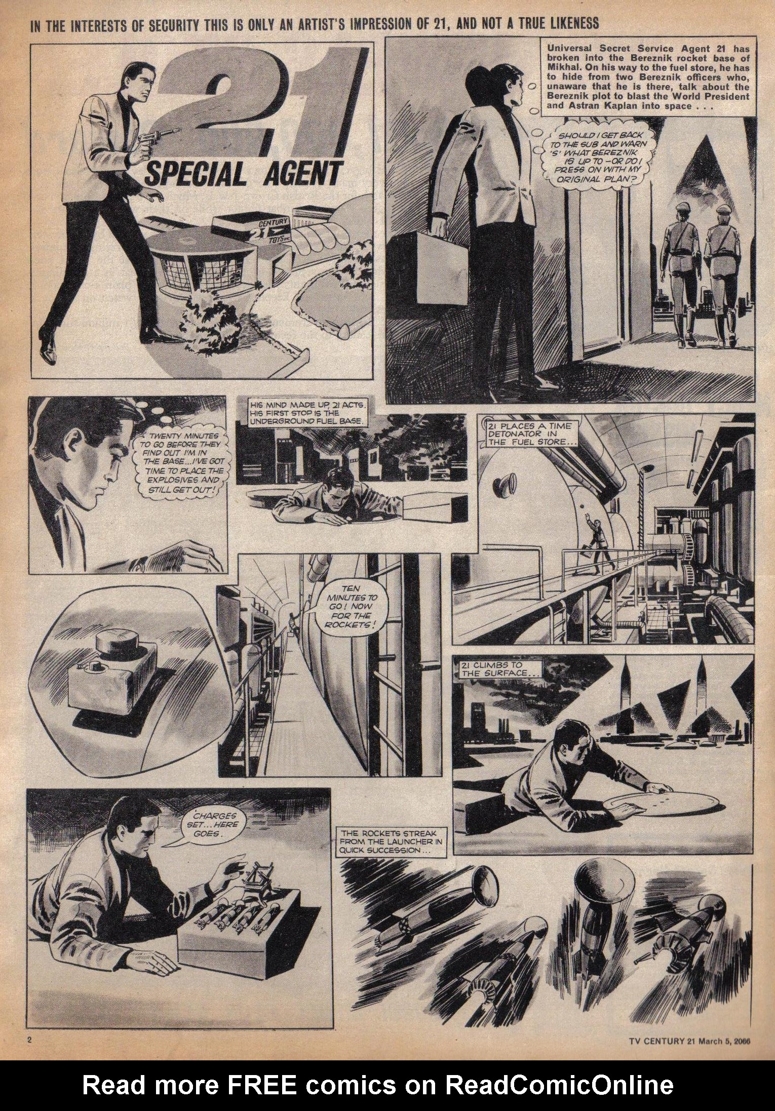 Read online TV Century 21 (TV 21) comic -  Issue #59 - 2