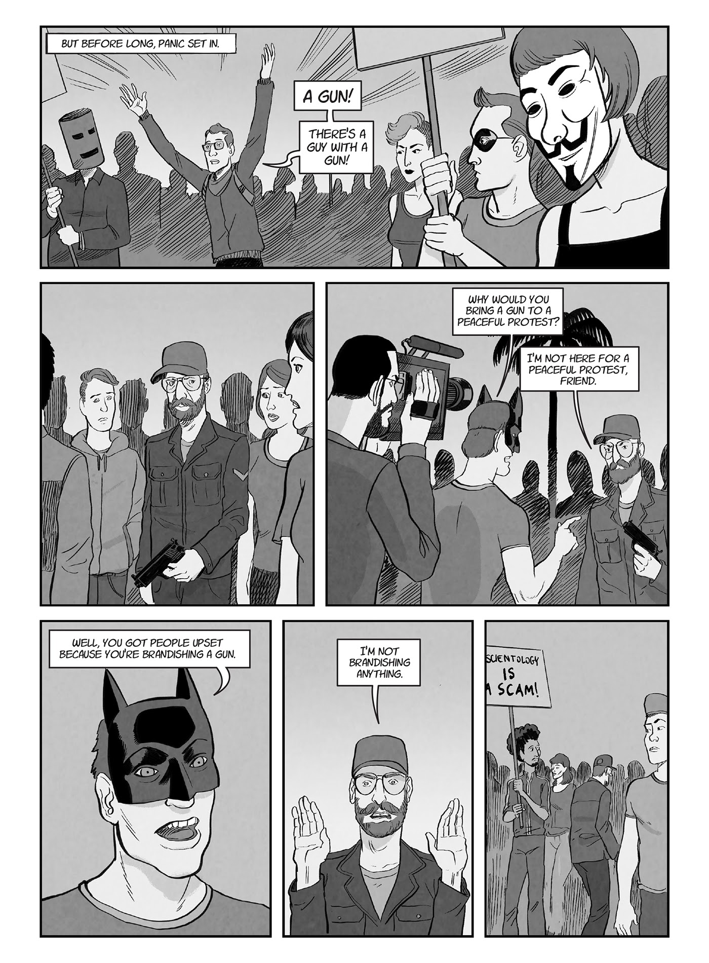 Read online A for Anonymous: How a Mysterious Hacker Collective Transformed the World comic -  Issue # TPB - 43