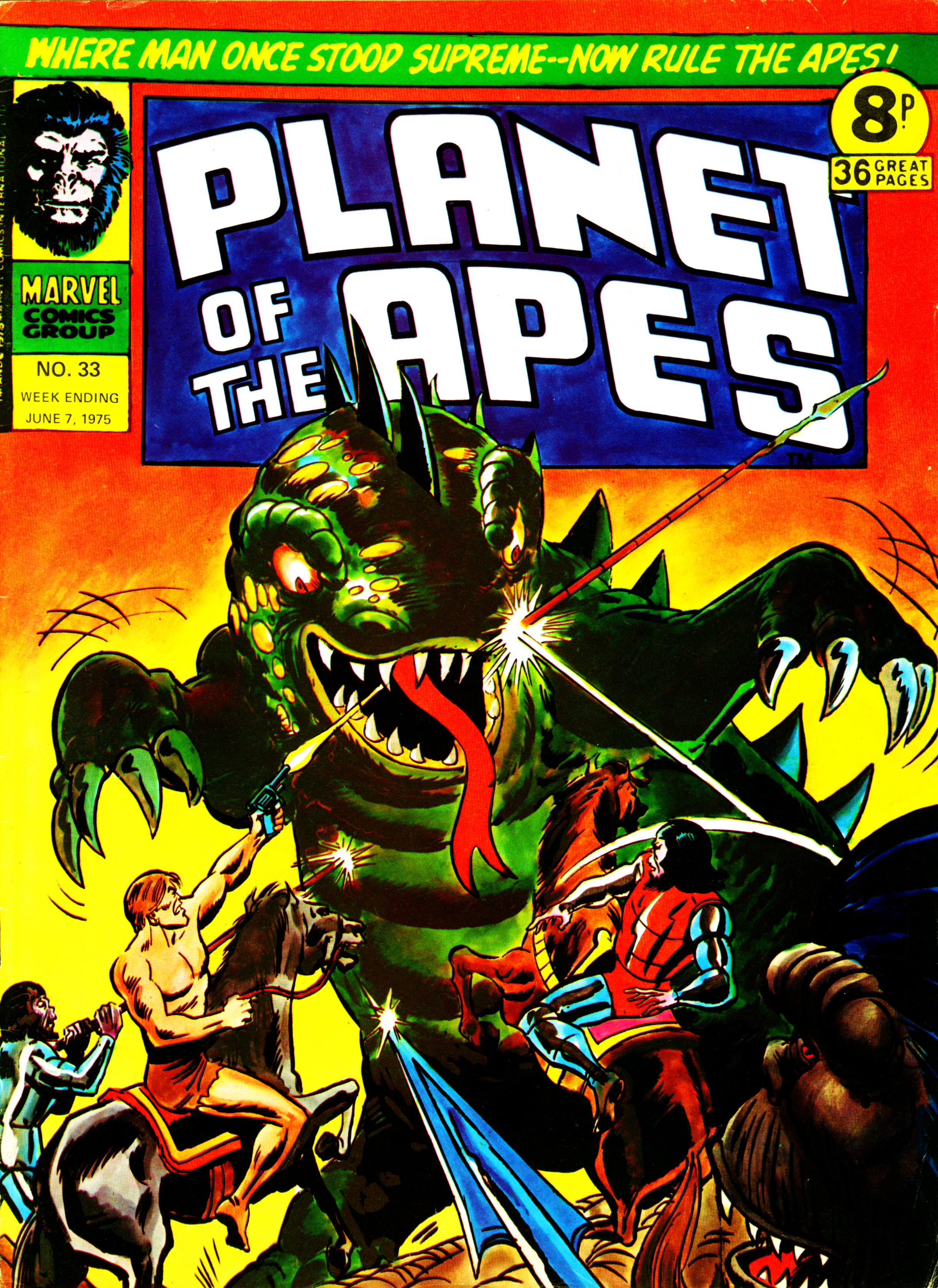 Read online Planet of the Apes (1974) comic -  Issue #33 - 1