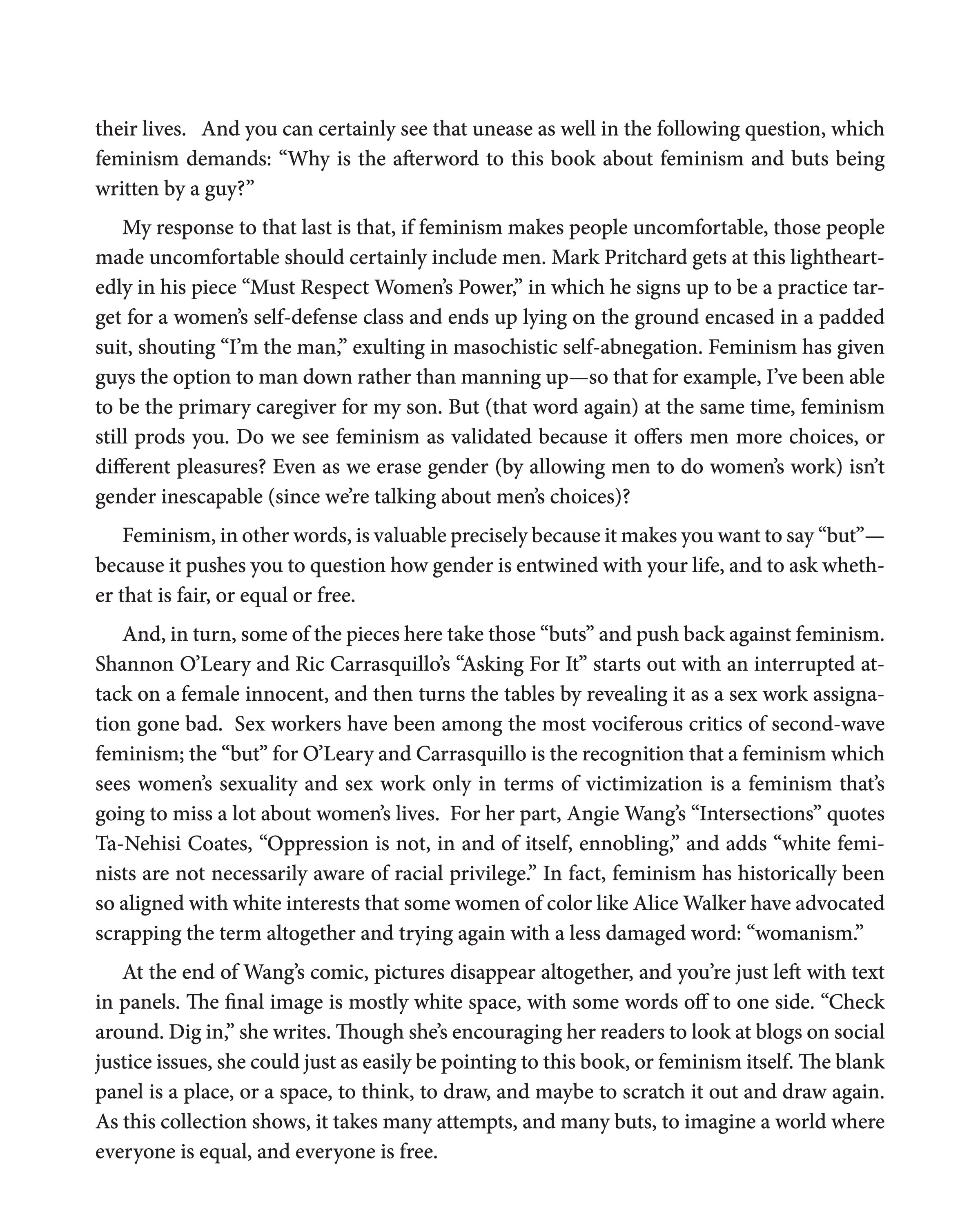 Read online The Big Feminist BUT: Comics About Women comic -  Issue # TPB (Part 2) - 98