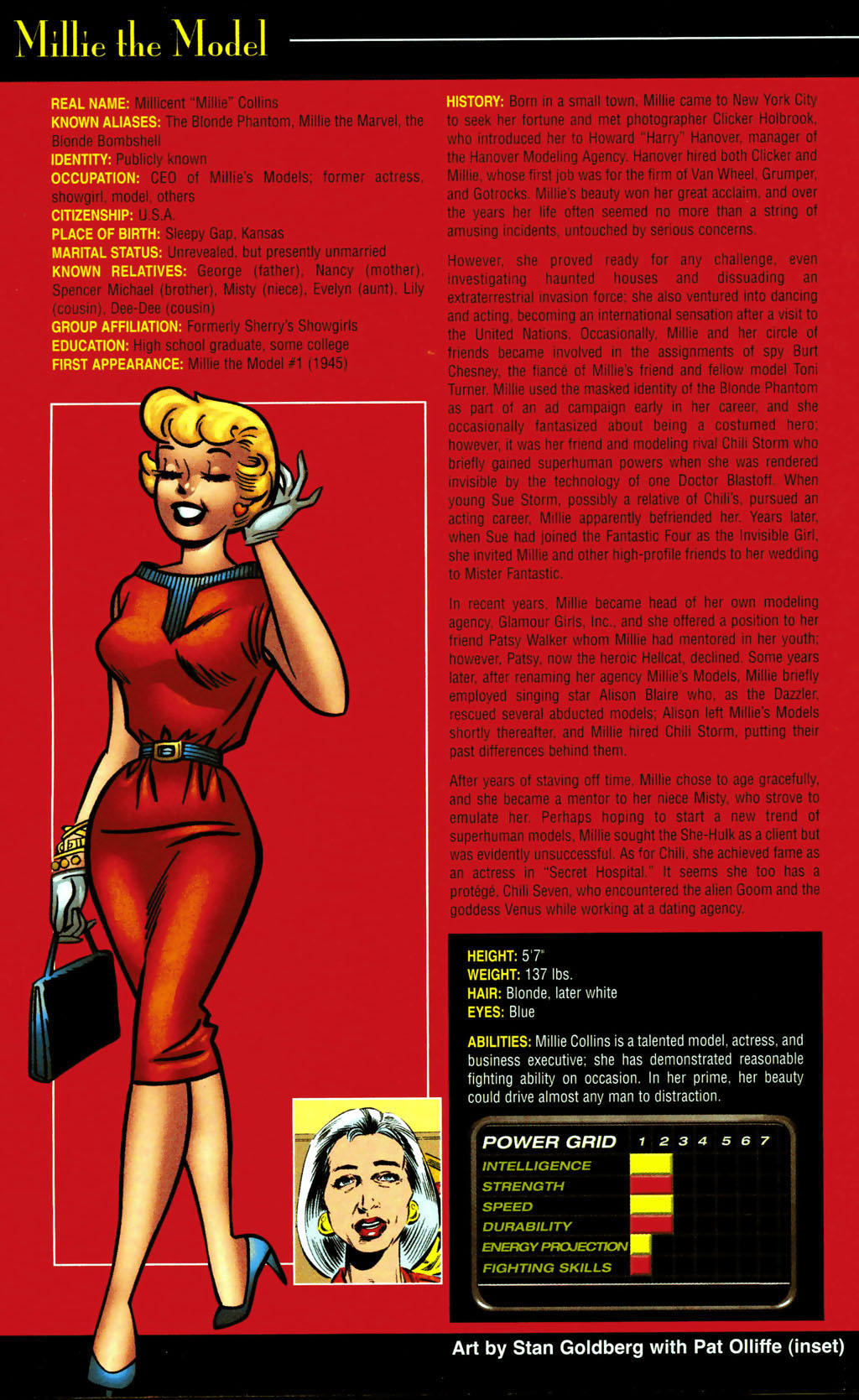 Read online Official Handbook of the Marvel Universe: Women of Marvel 2005 comic -  Issue # Full - 26
