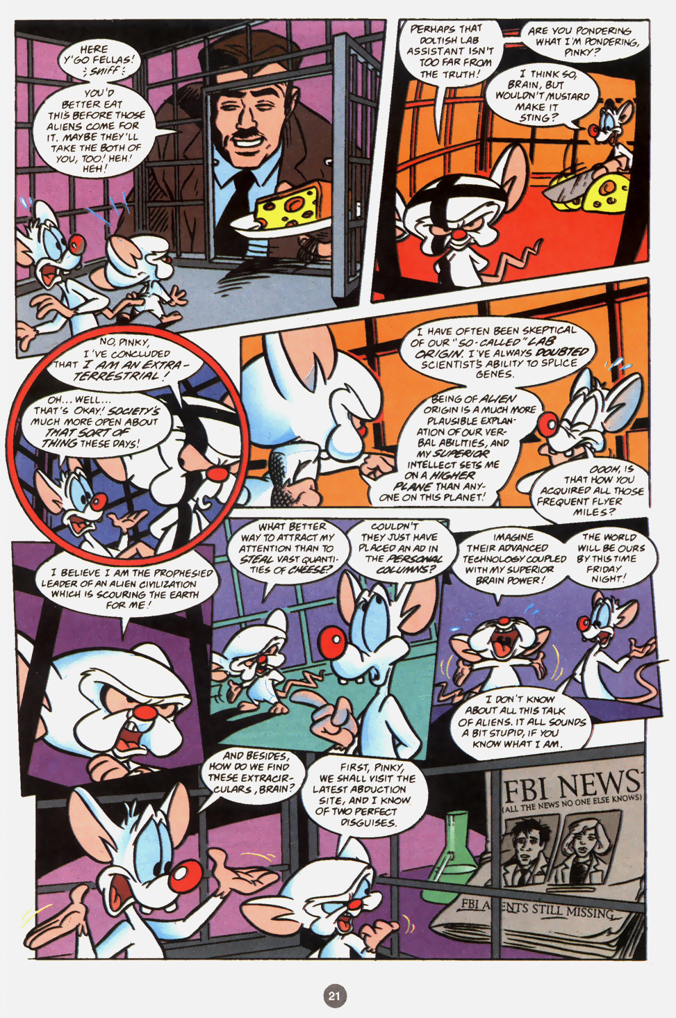Read online Animaniacs comic -  Issue #19 - 16