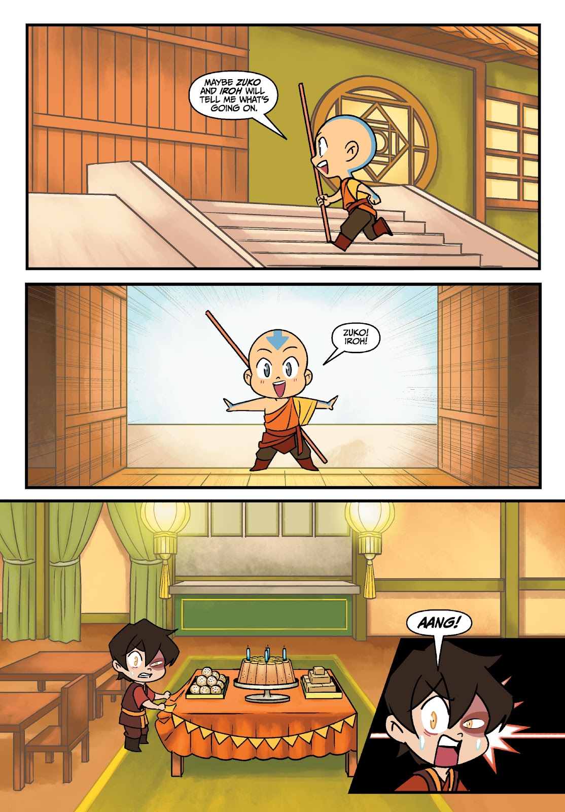 Avatar: The Last Airbender Chibis - Aang's Unfreezing Day issue Full - Page 17