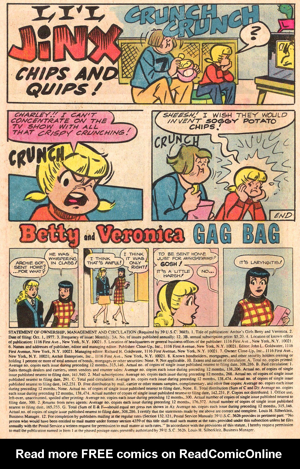 Read online Archie's Girls Betty and Veronica comic -  Issue #268 - 10
