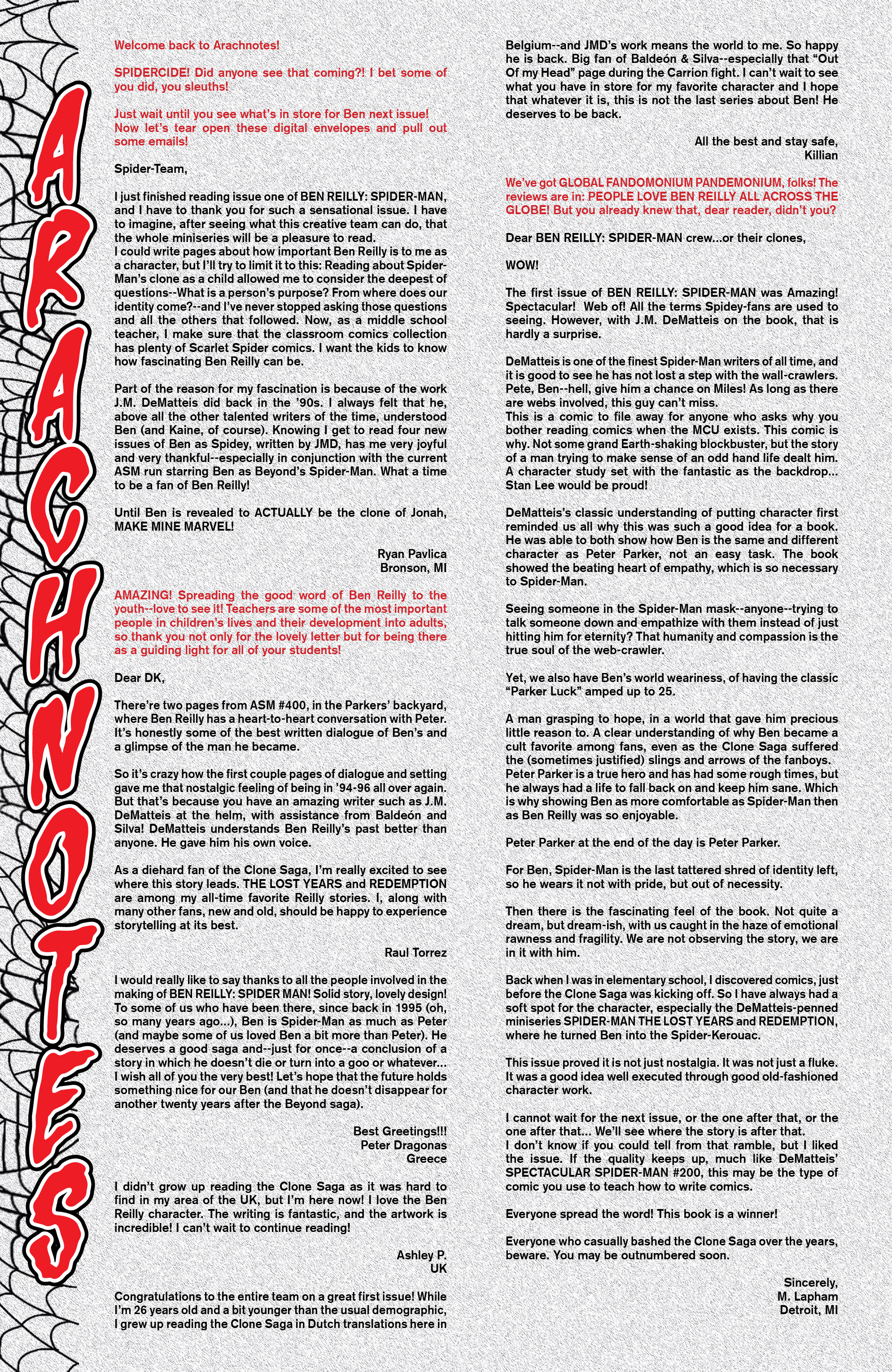 Read online Ben Reilly: Spider-Man comic -  Issue #3 - 23