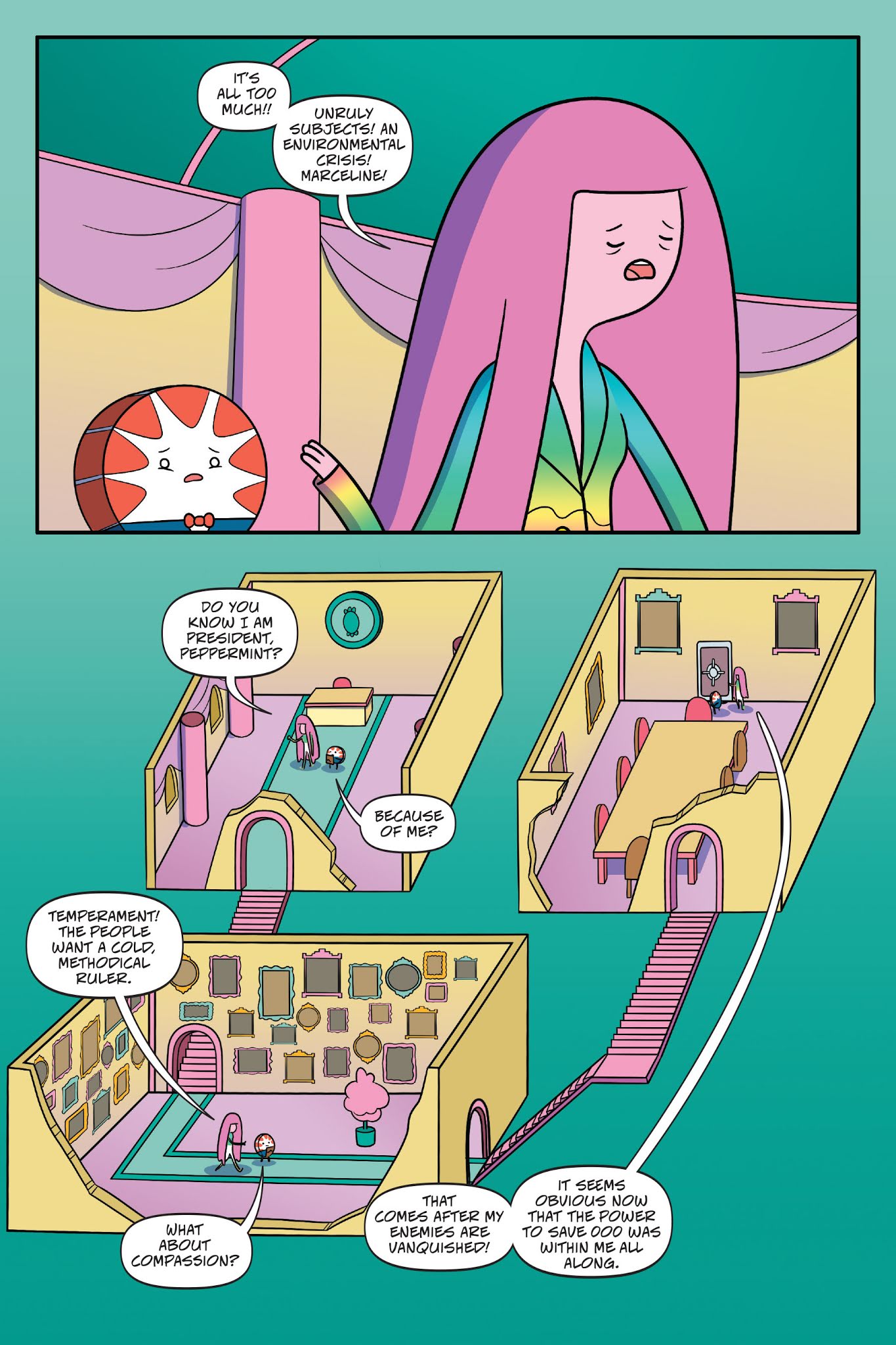 Read online Adventure Time: President Bubblegum comic -  Issue # TPB - 102