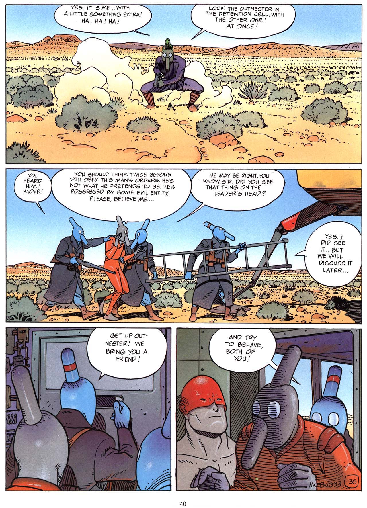 Read online Epic Graphic Novel: Moebius comic -  Issue # TPB 9 - 42