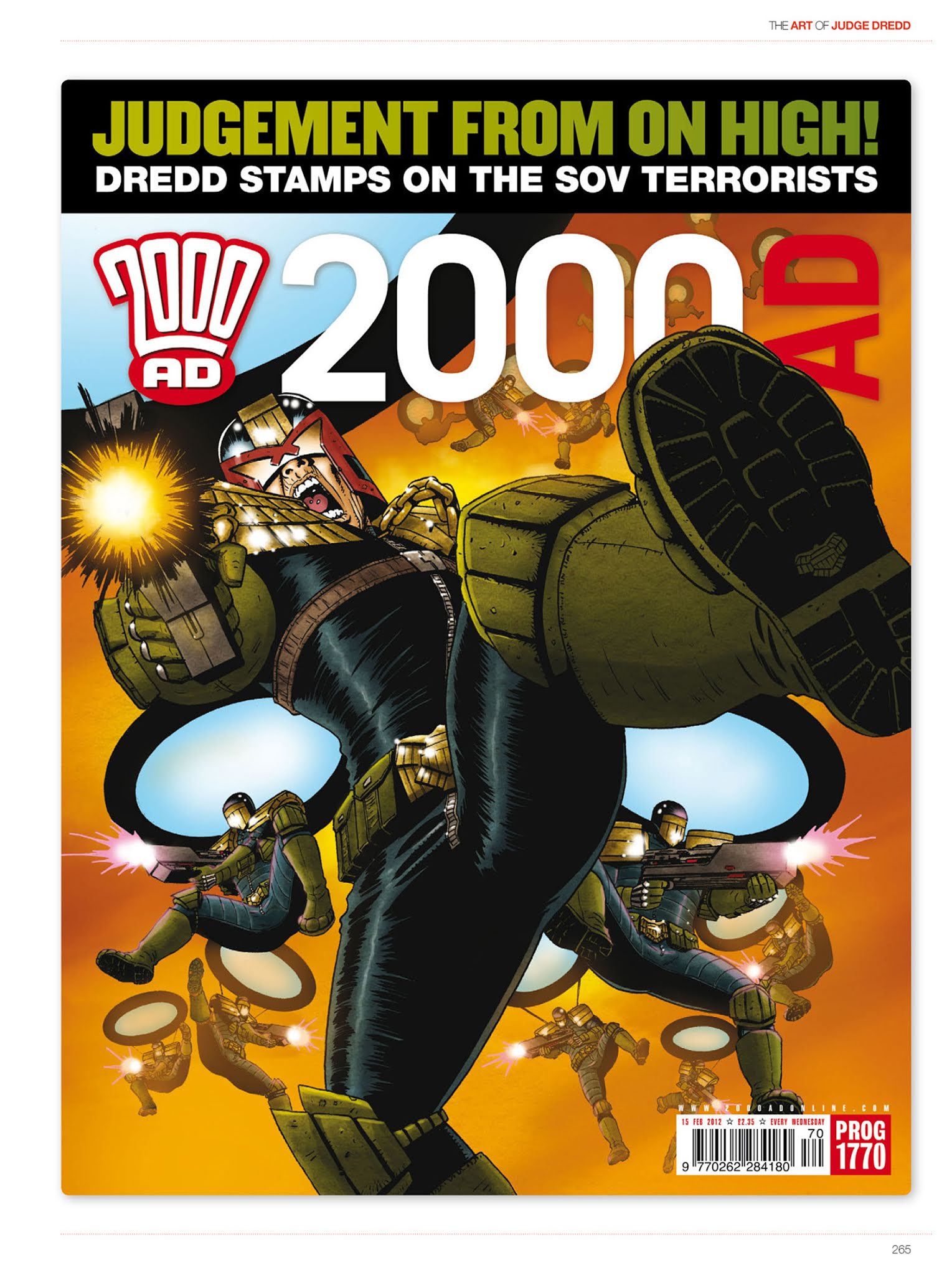 Read online The Art of Judge Dredd: Featuring 35 Years of Zarjaz Covers comic -  Issue # TPB (Part 3) - 82