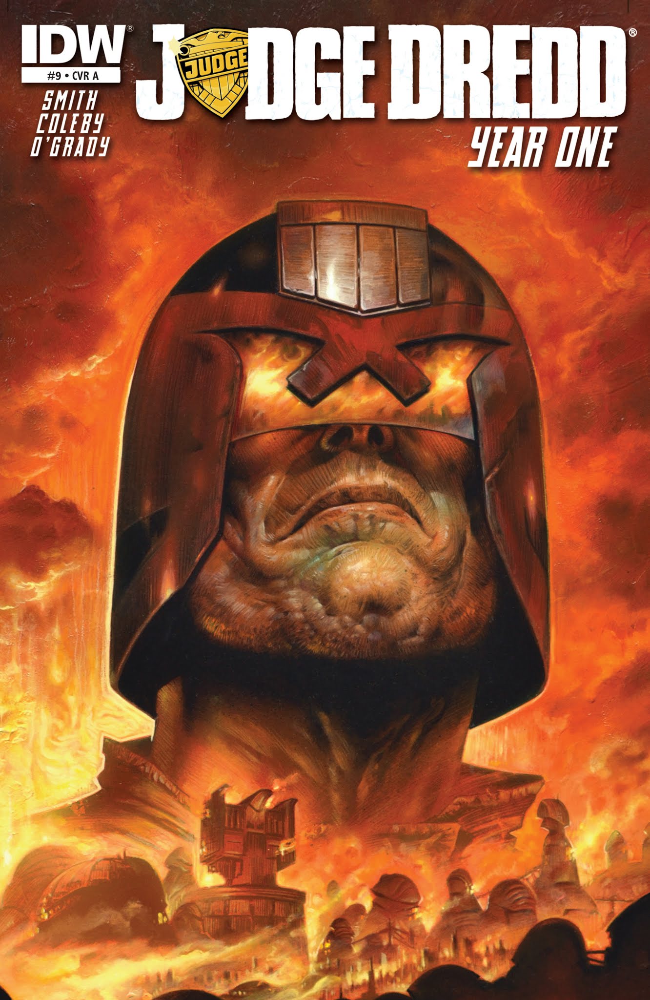 Read online Judge Dredd: Year One comic -  Issue #4 - 1