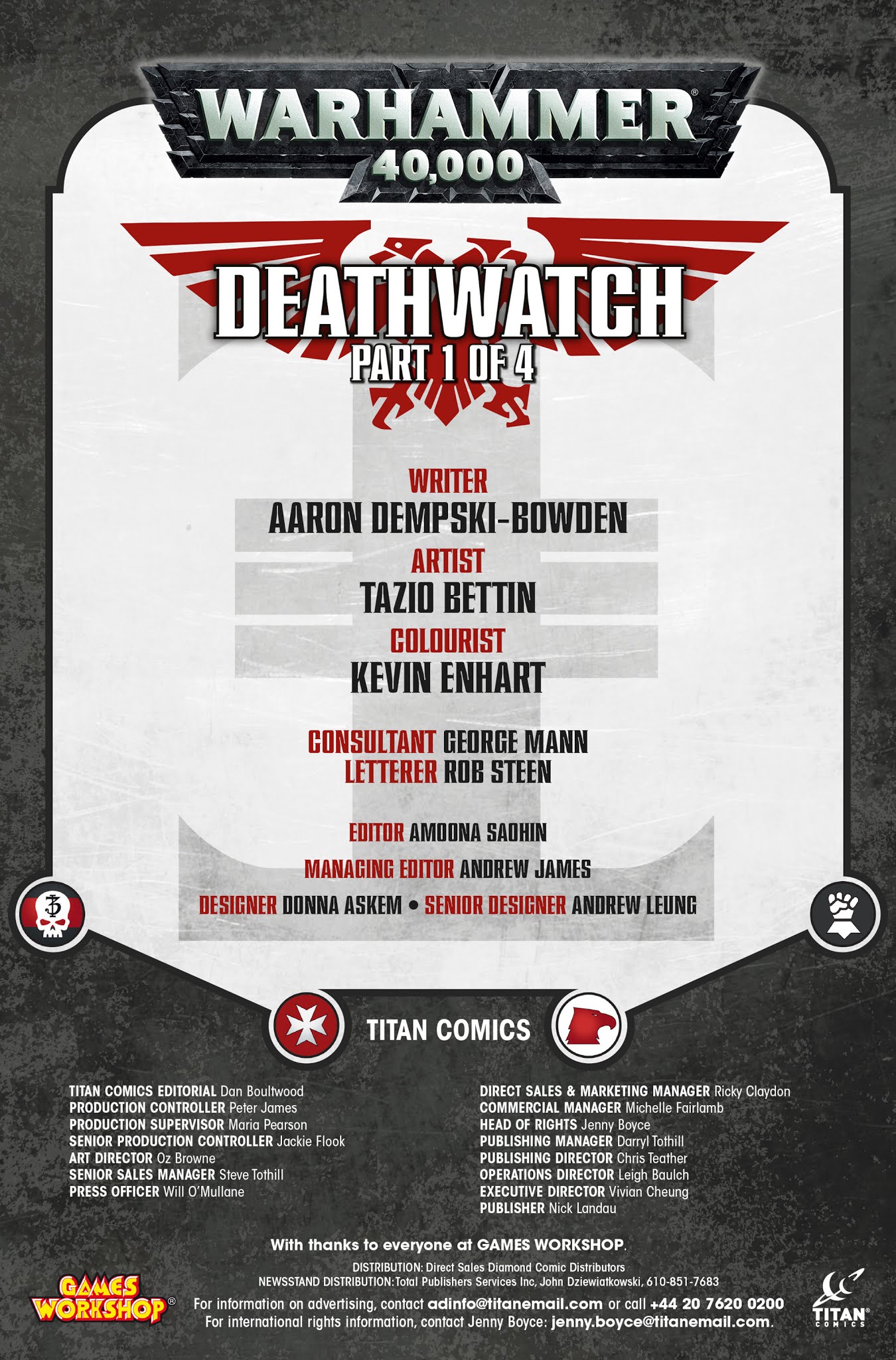 Read online Warhammer 40,000 Deathwatch comic -  Issue #1 - 5