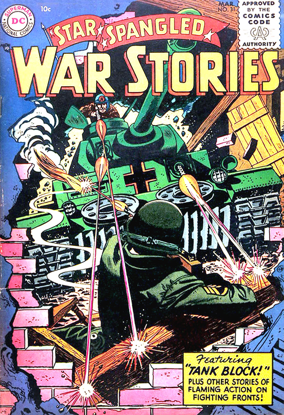 Read online Star Spangled War Stories (1952) comic -  Issue #31 - 1