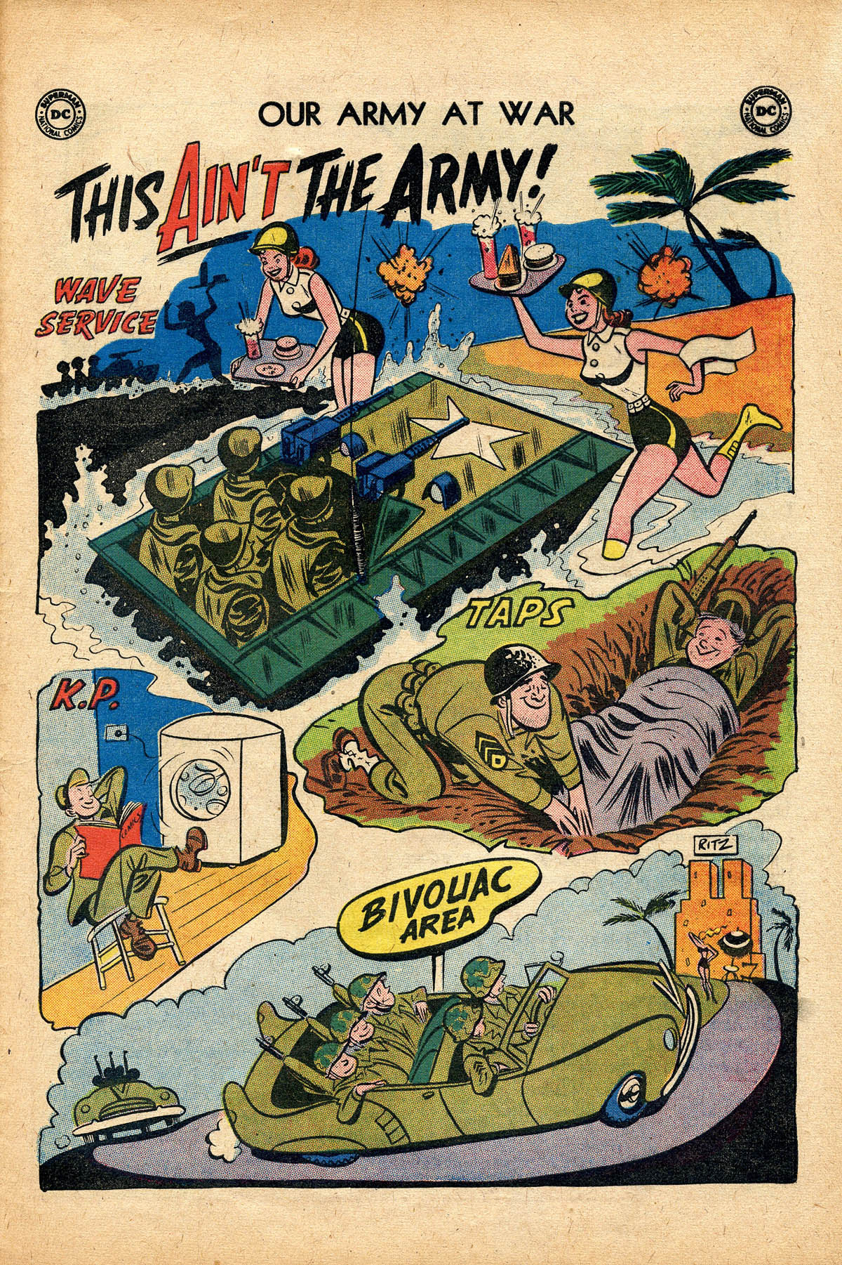 Read online Our Army at War (1952) comic -  Issue #86 - 23