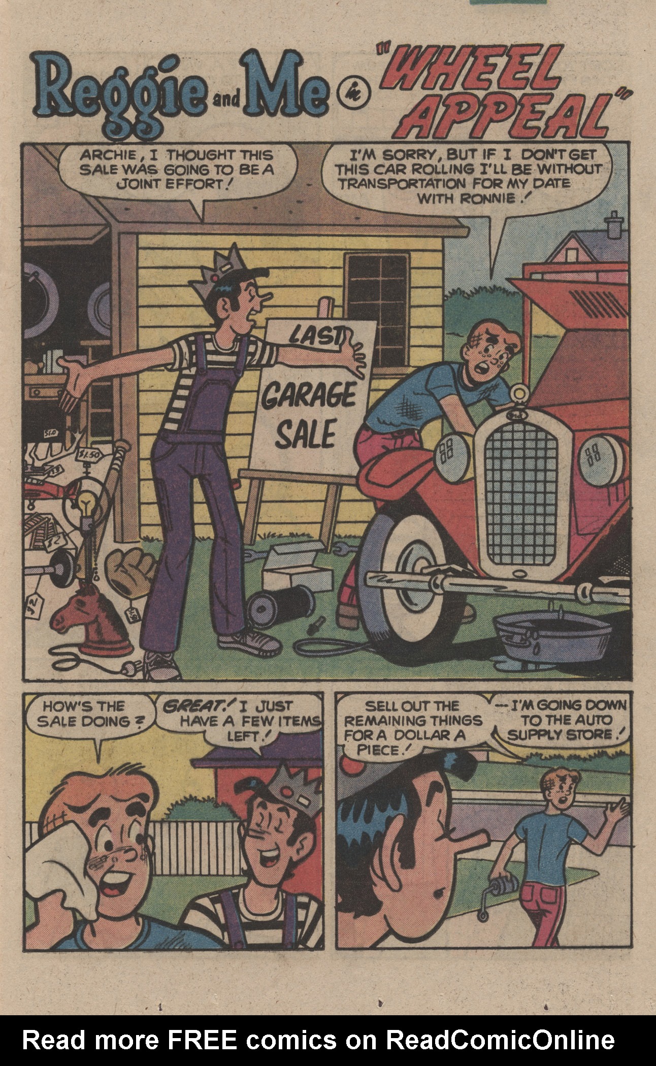 Read online Reggie and Me (1966) comic -  Issue #118 - 13