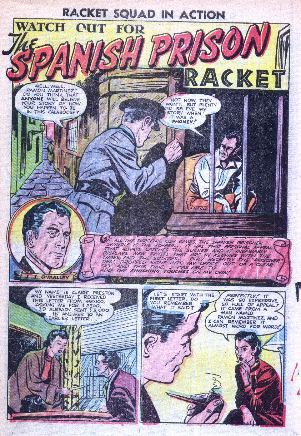 Read online Racket Squad in Action comic -  Issue #4 - 3