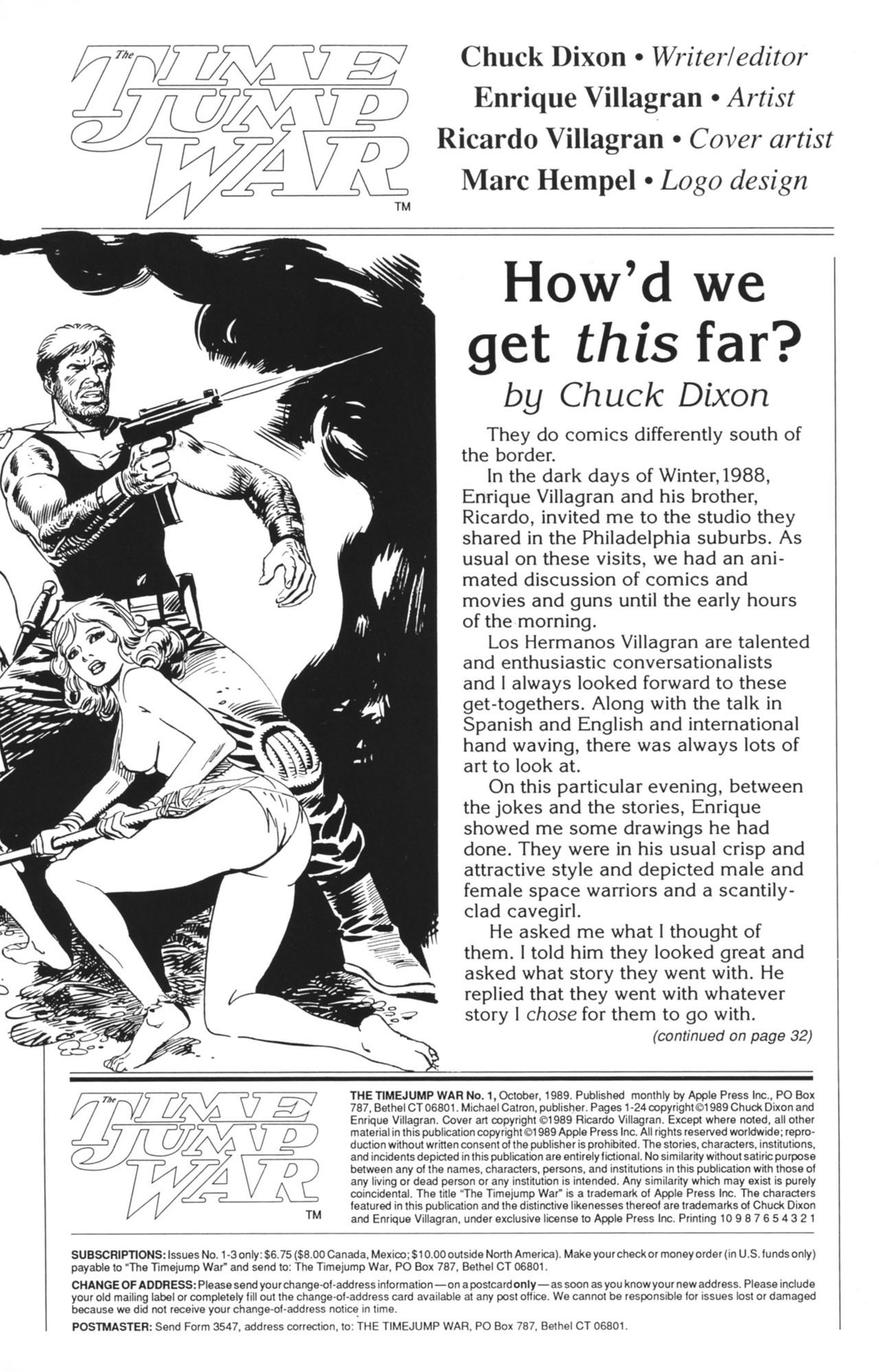 Read online The Time Jump War comic -  Issue #1 - 2