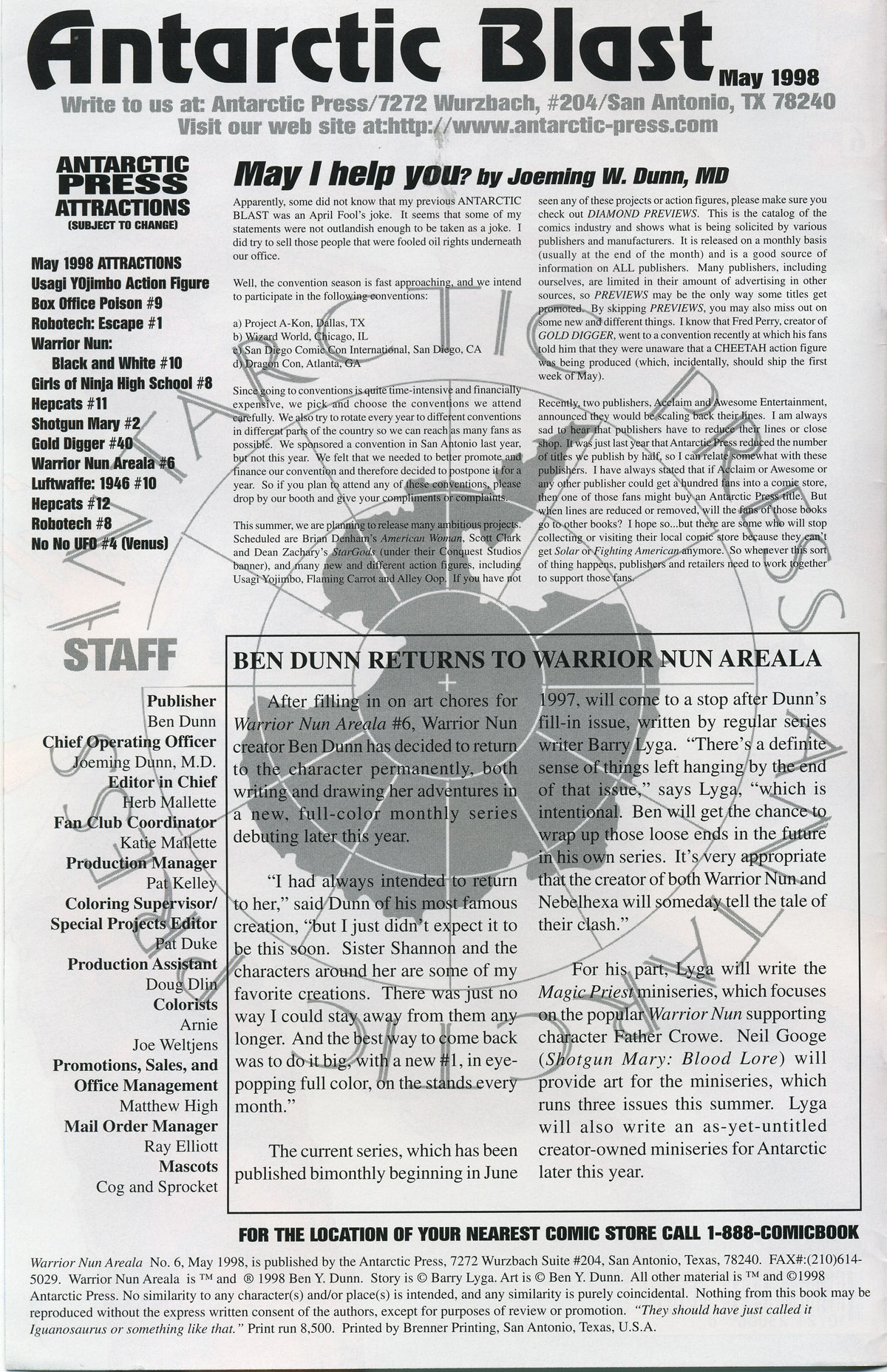 Warrior Nun Areala (1997) Issue #6 #6 - English 2