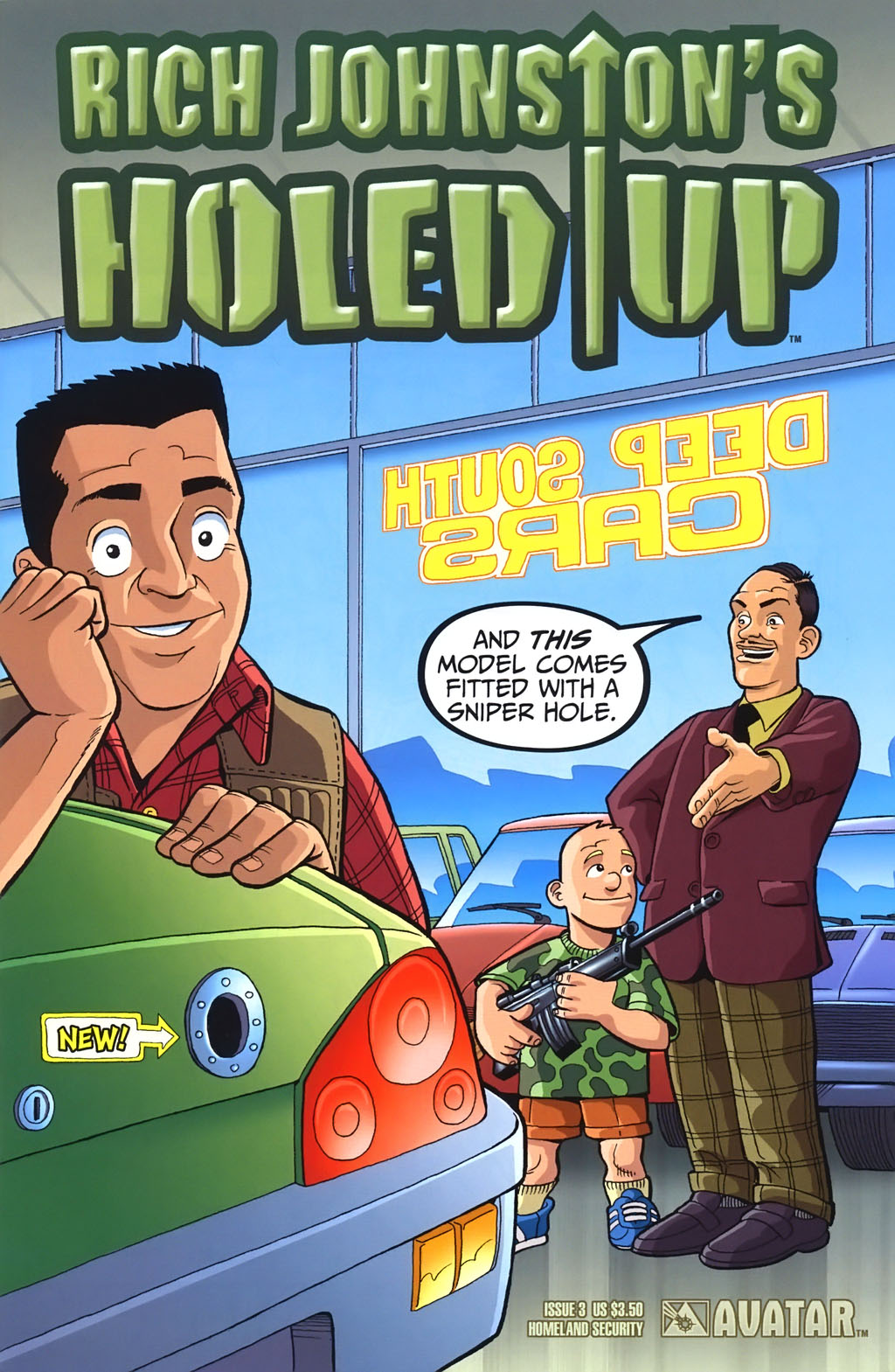 Read online Rich Johnston's Holed Up comic -  Issue #3 - 2