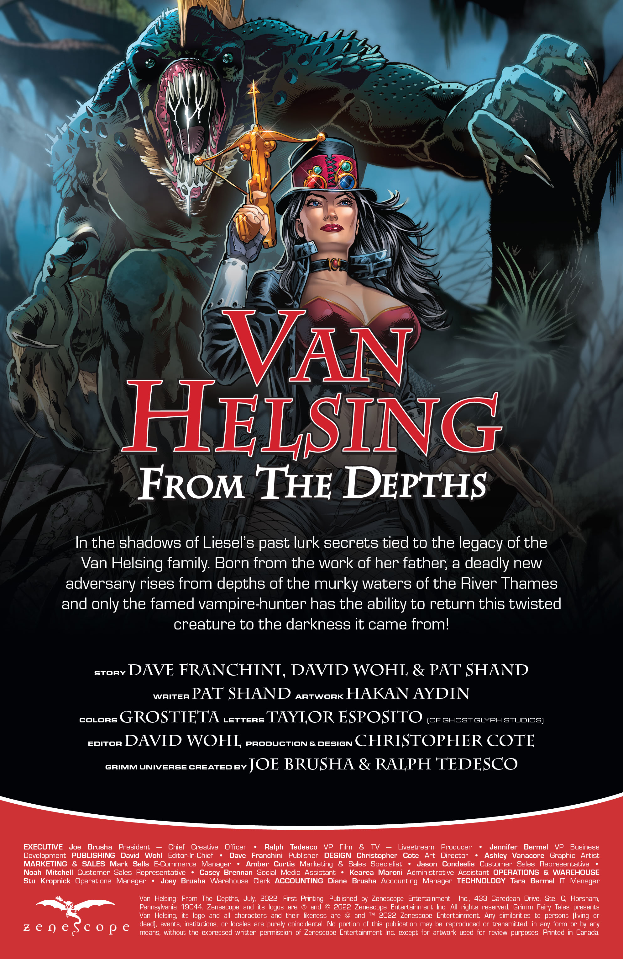 Read online Van Helsing: From the Depths comic -  Issue # Full - 2
