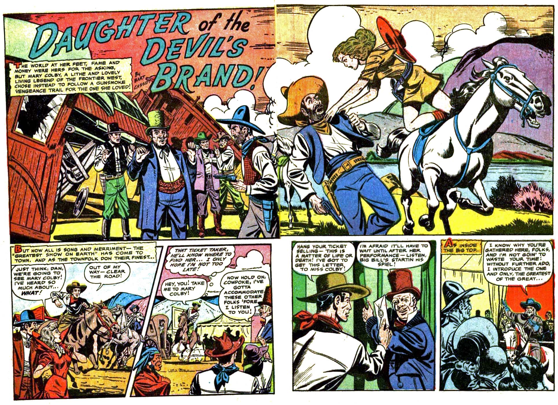 Read online Cowgirl Romances (1950) comic -  Issue #3 - 10