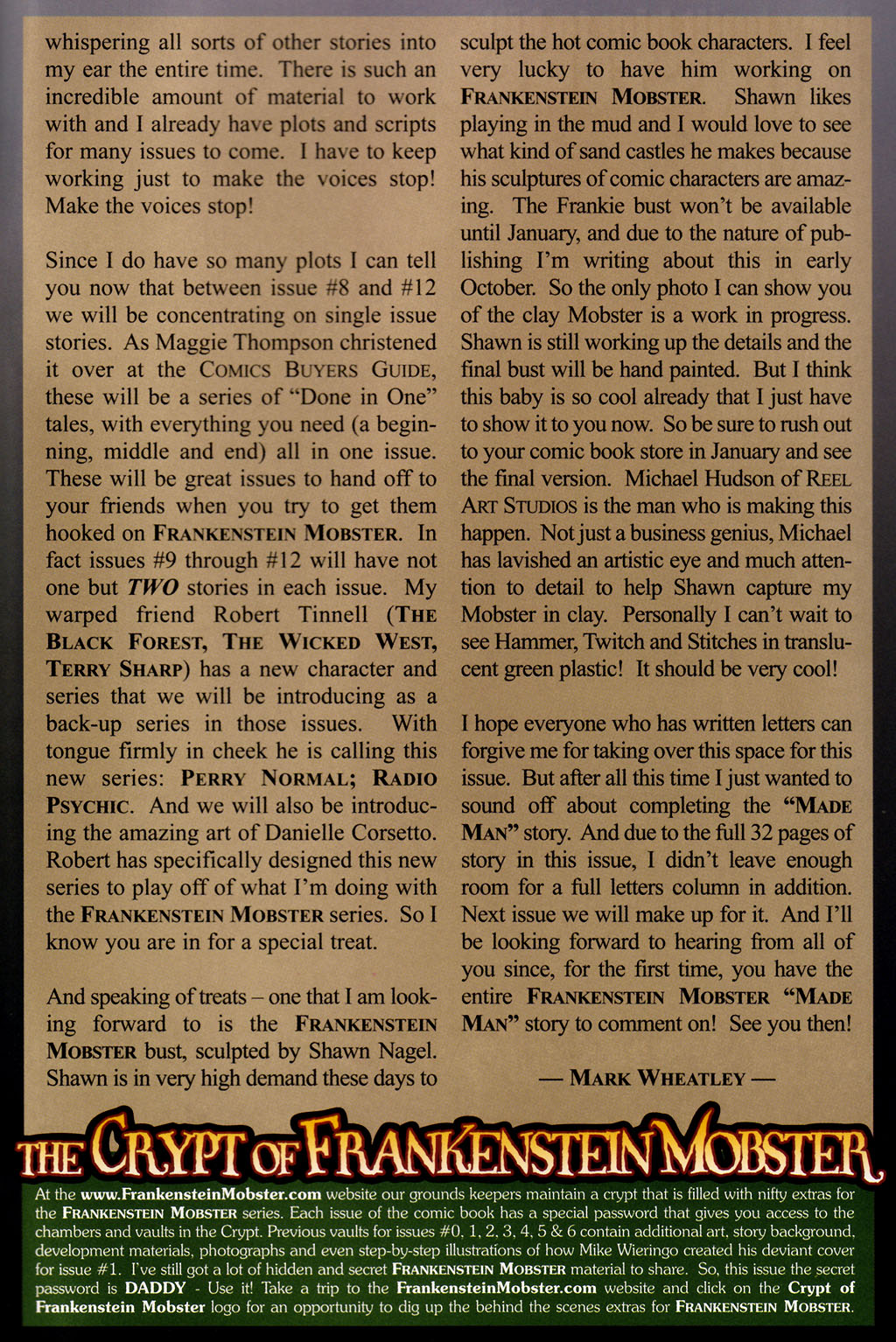 Read online Frankenstein Mobster comic -  Issue #7 - 35