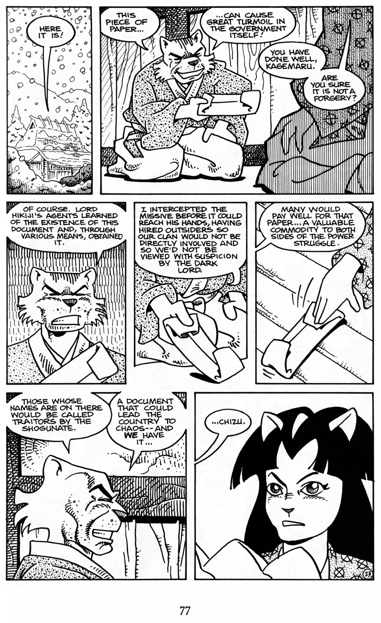 Read online Usagi Yojimbo (1996) comic -  Issue #9 - 24