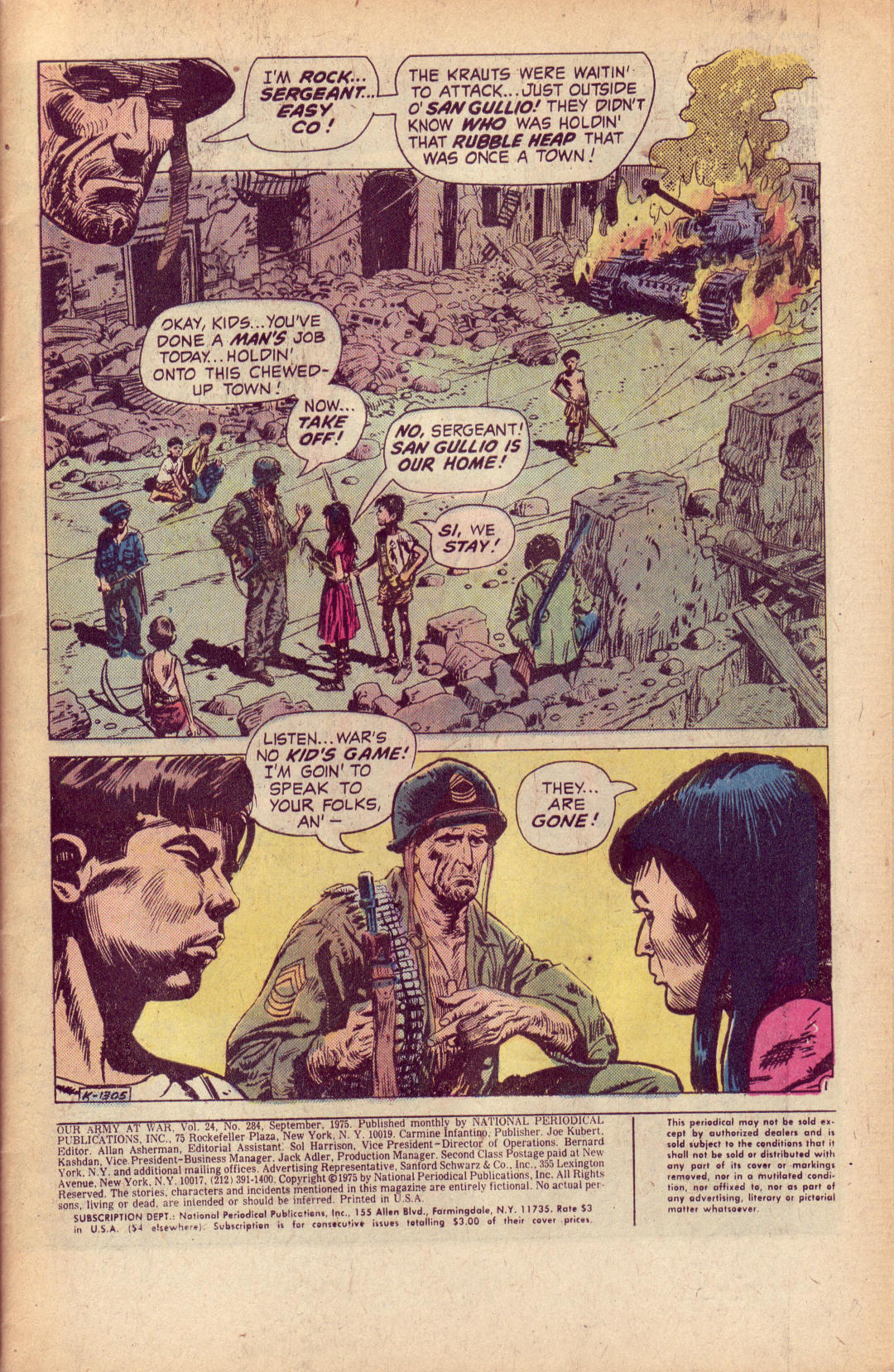 Read online Our Army at War (1952) comic -  Issue #284 - 3