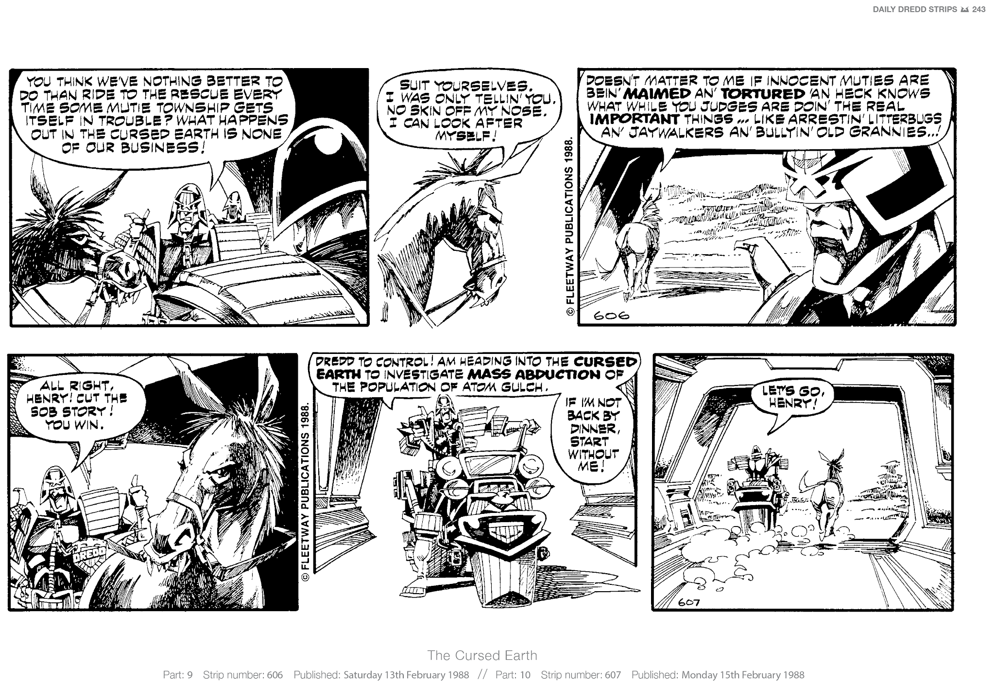 Read online Judge Dredd: The Daily Dredds comic -  Issue # TPB 2 - 246