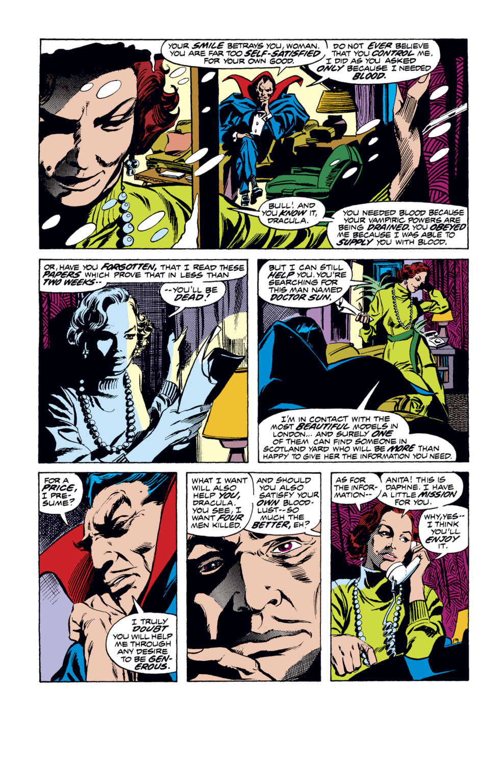 Read online Tomb of Dracula (1972) comic -  Issue #35 - 3