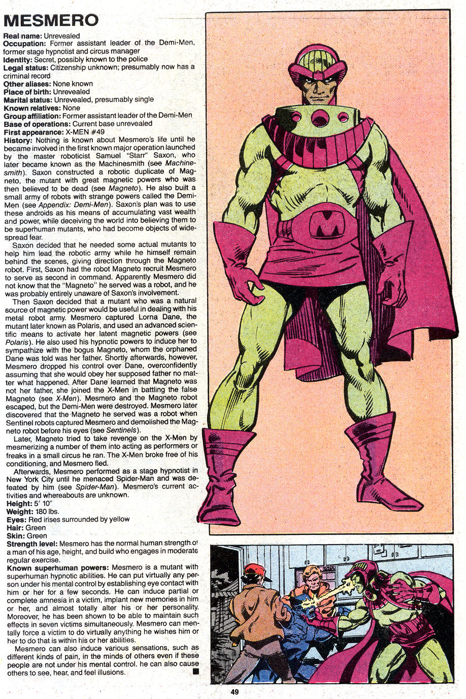The Official Handbook of the Marvel Universe Deluxe Edition issue 8 - Page 51