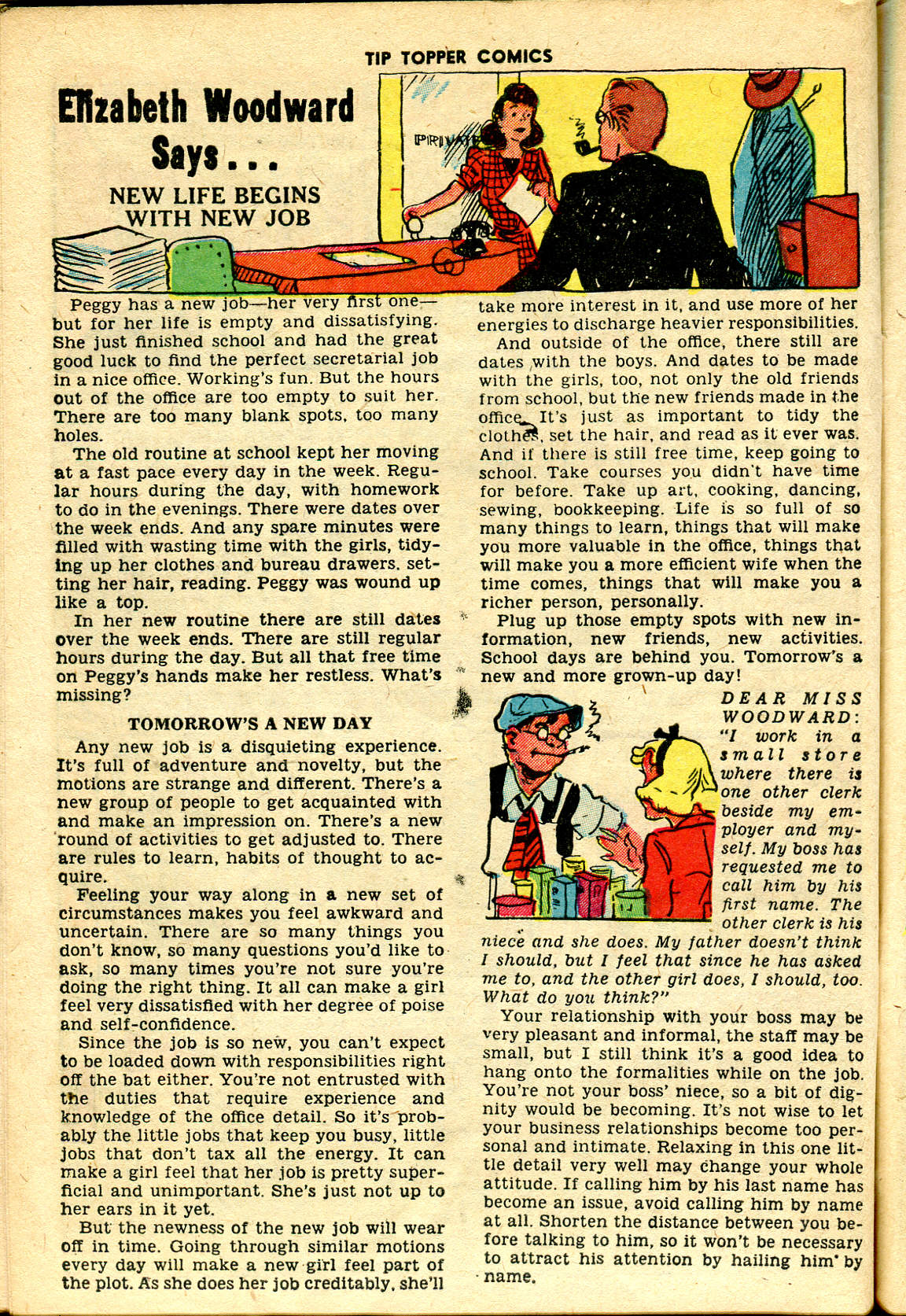 Read online Tip Topper Comics comic -  Issue #15 - 28