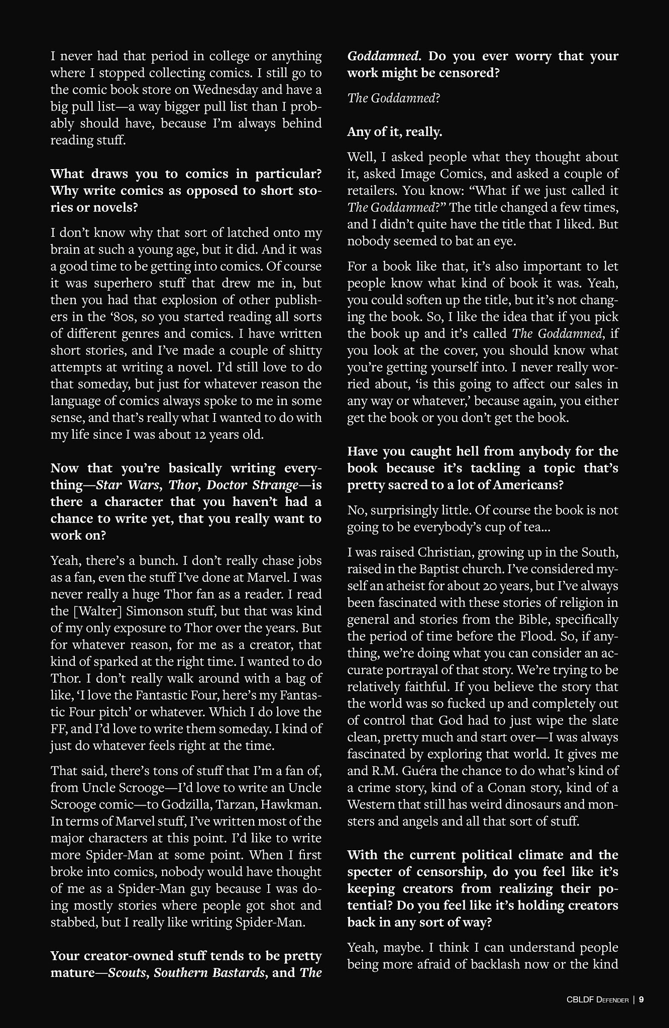 Read online CBLDF Defender Vol. 2 comic -  Issue #3 - 8