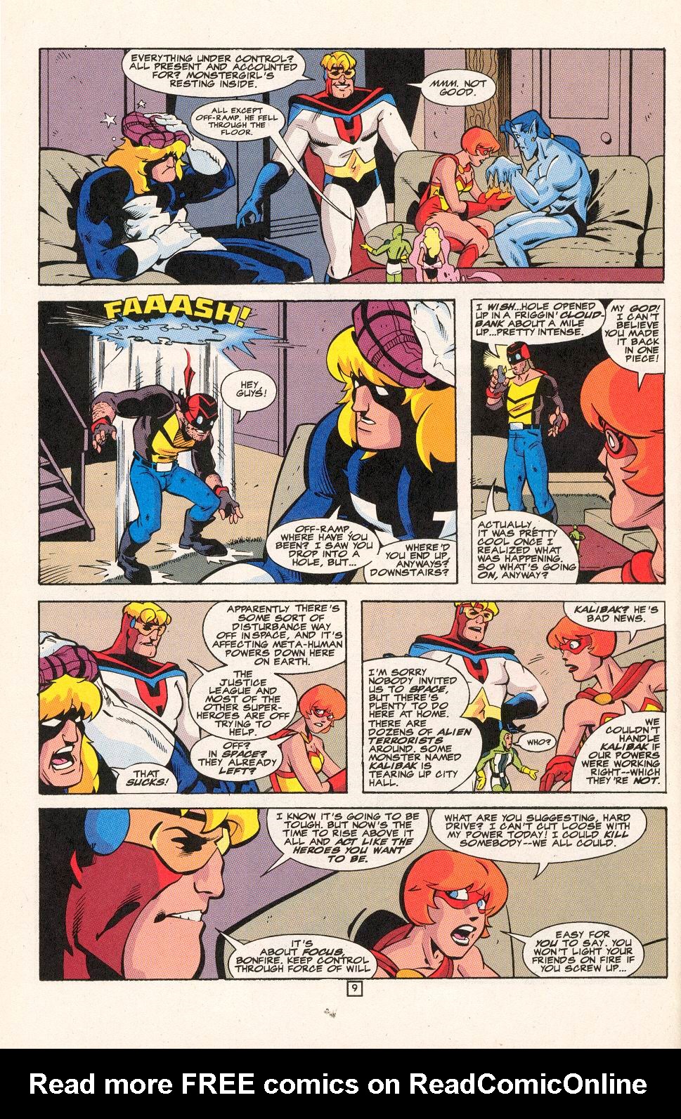 Read online Young Heroes in Love comic -  Issue #5 - 10