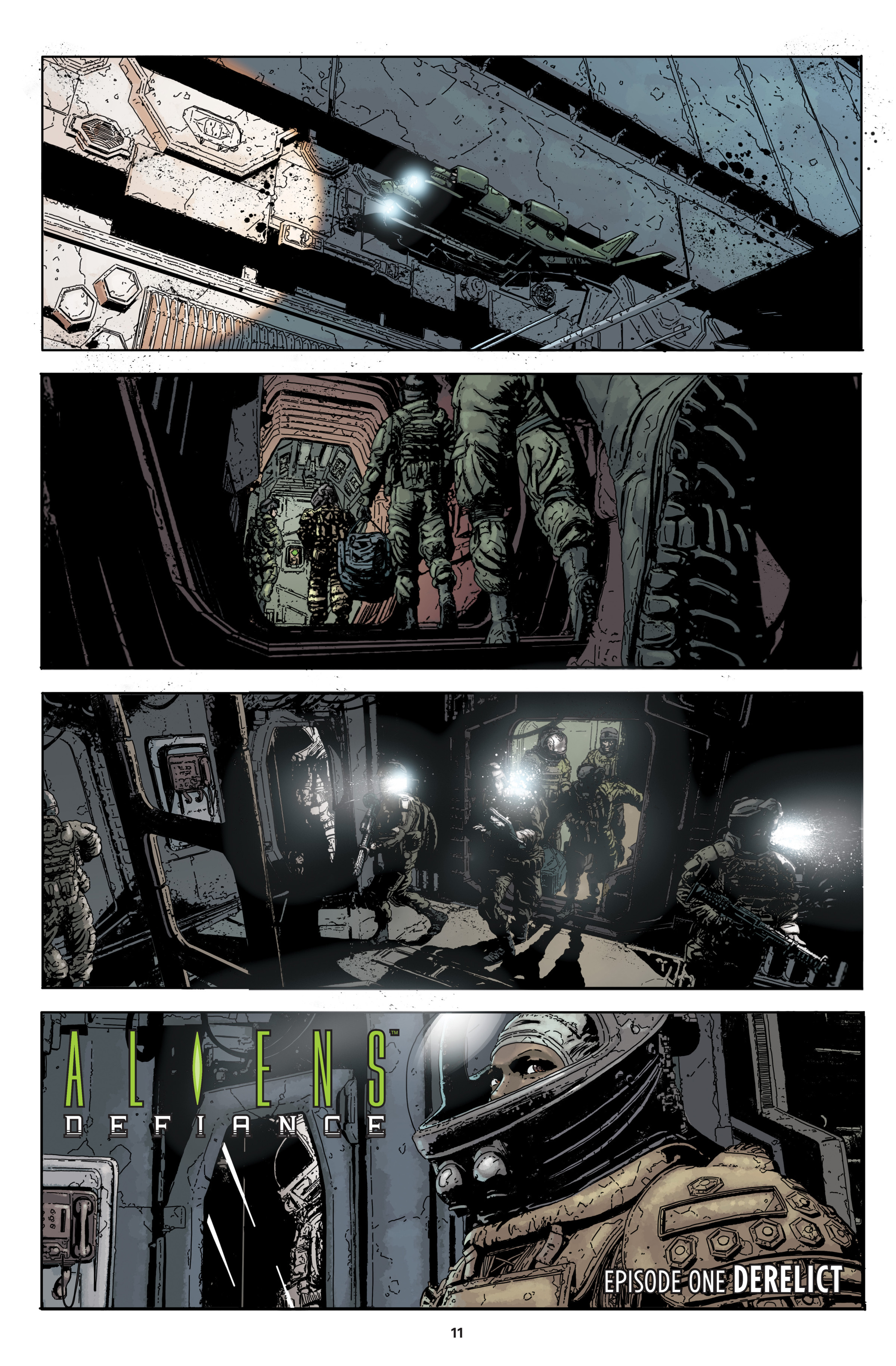 Read online Aliens: Defiance Library Edition comic -  Issue # TPB (Part 1) - 12
