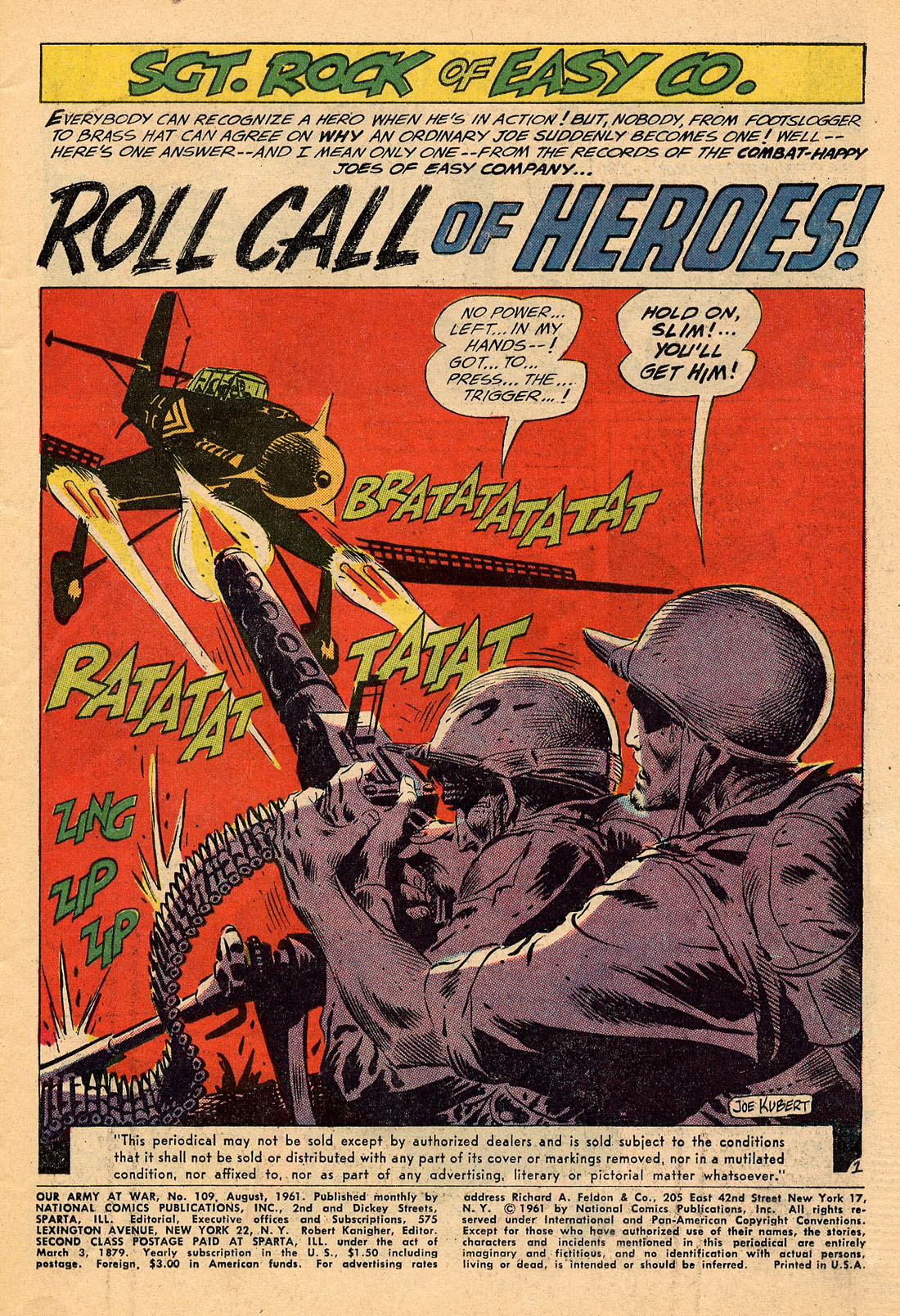 Read online Our Army at War (1952) comic -  Issue #109 - 3