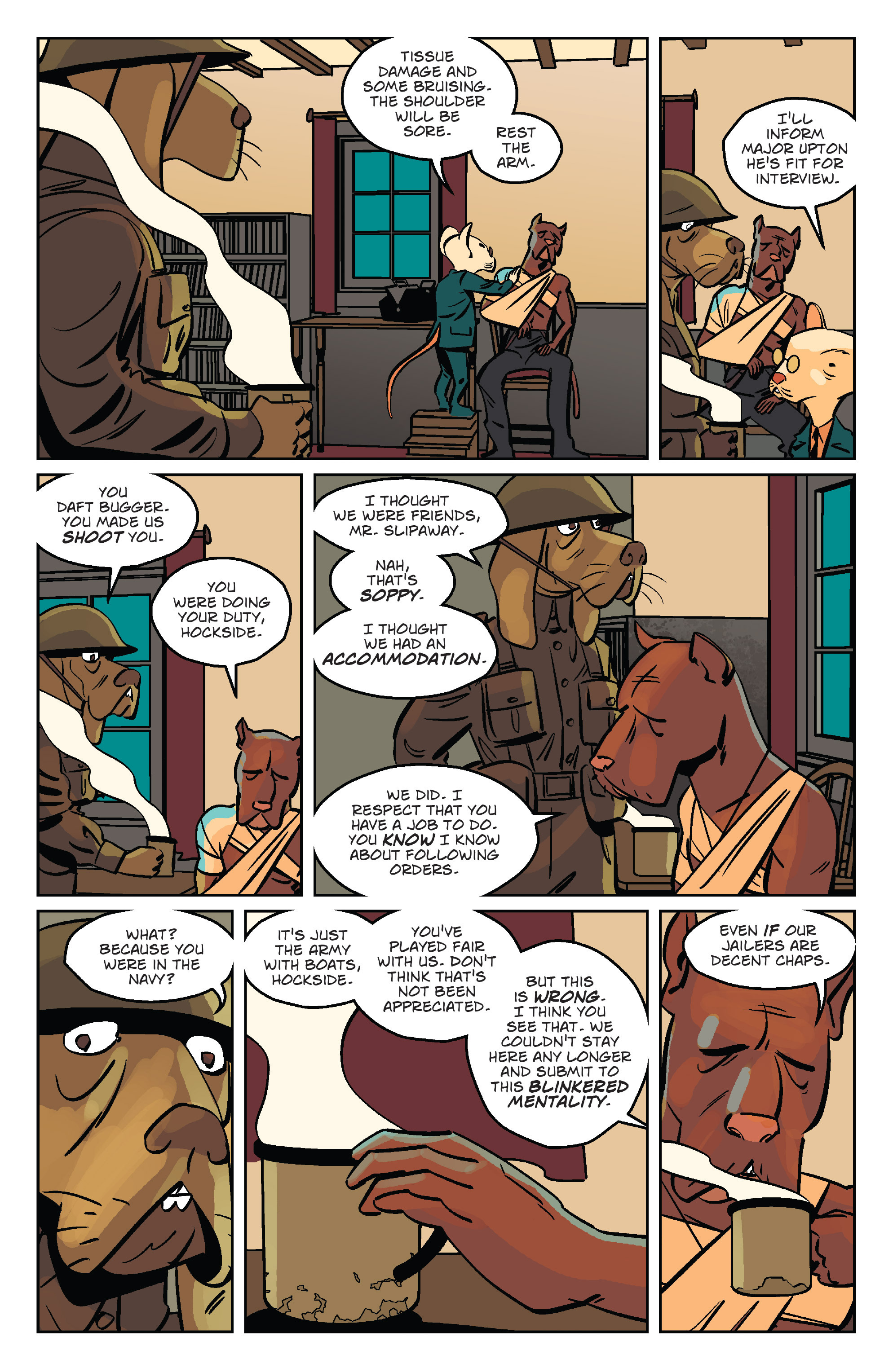 Read online Wild's End: The Enemy Within comic -  Issue #3 - 7