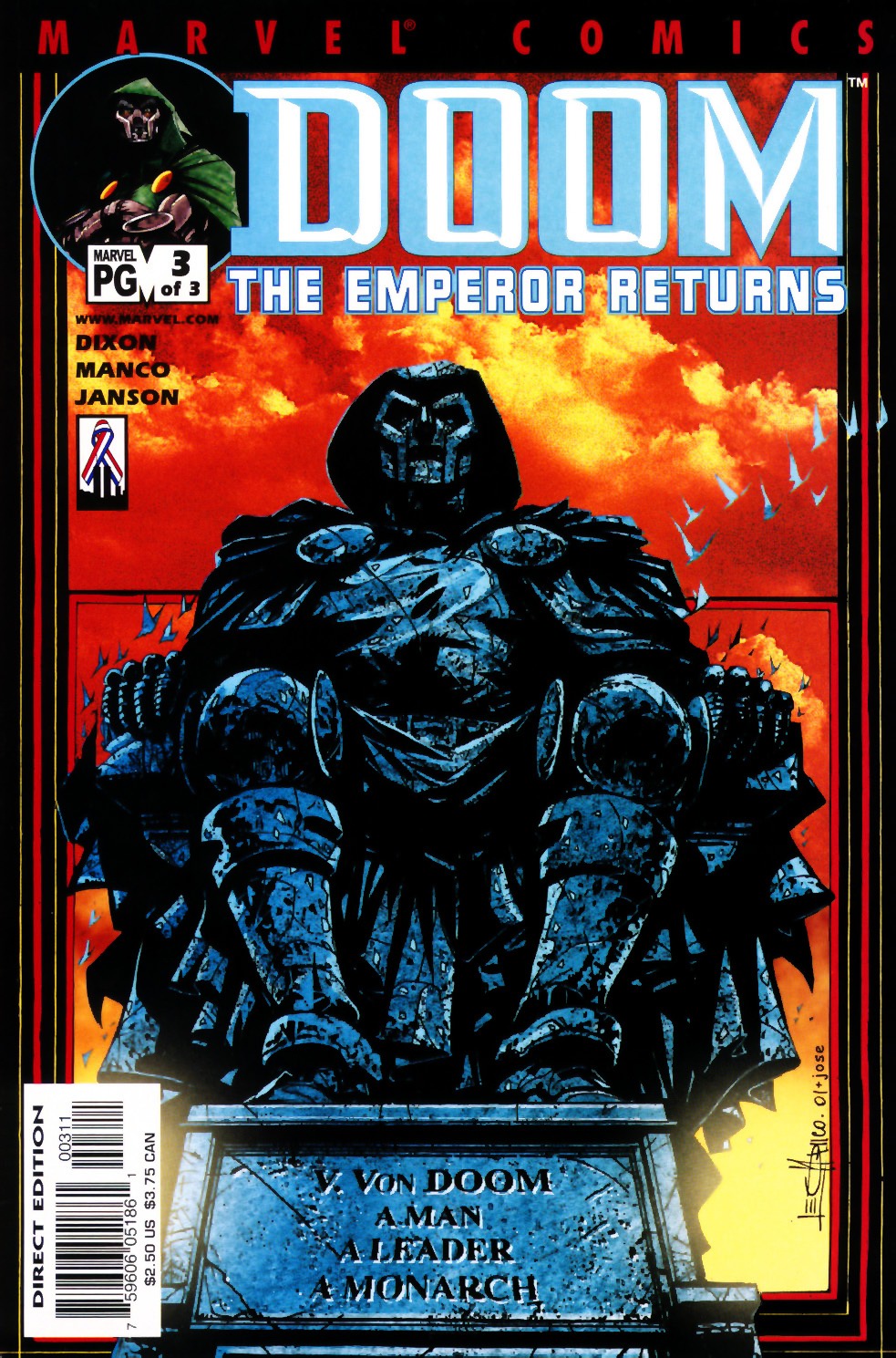 Read online Doom: The Emperor Returns comic -  Issue #3 - 1