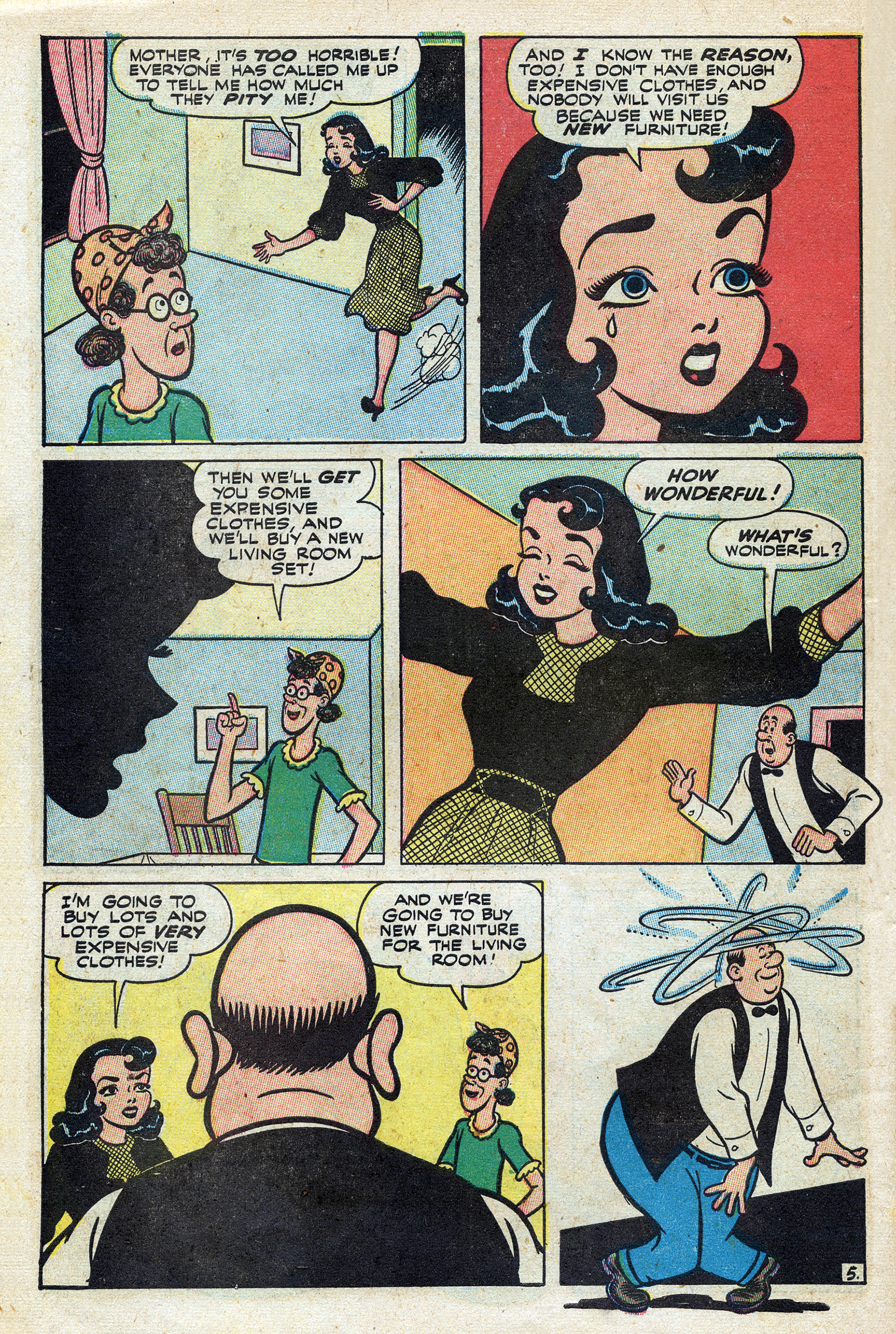 Read online Margie Comics comic -  Issue #36 - 46