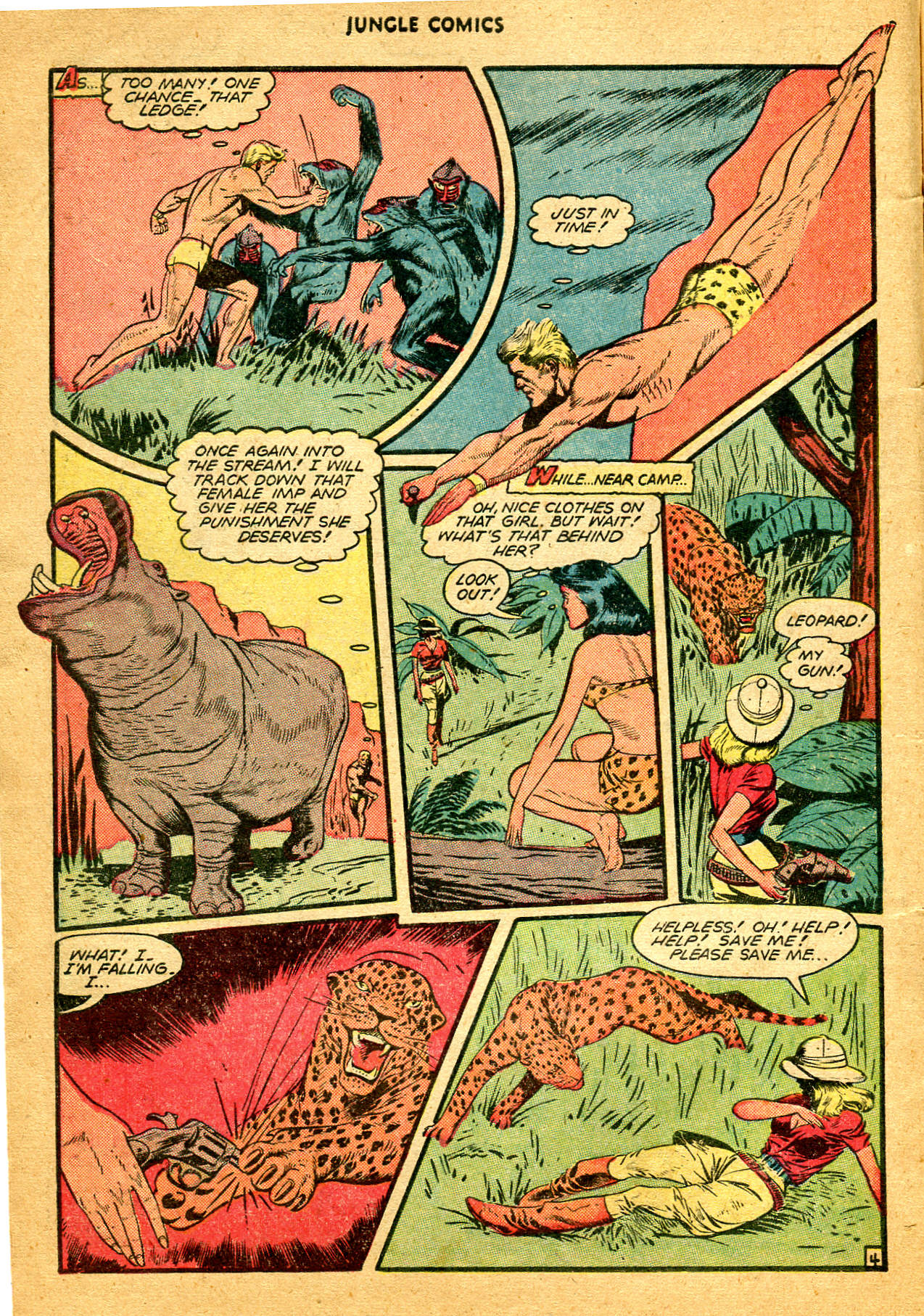 Read online Jungle Comics comic -  Issue #89 - 6