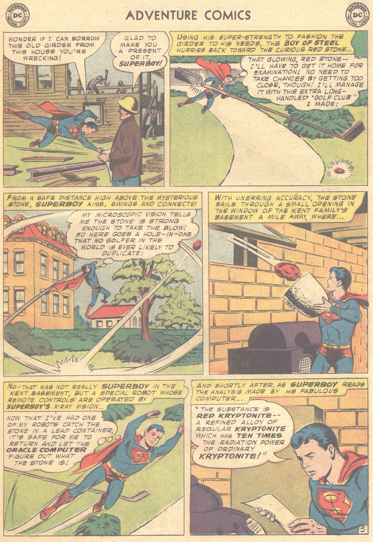 Read online Adventure Comics (1938) comic -  Issue #252 - 7